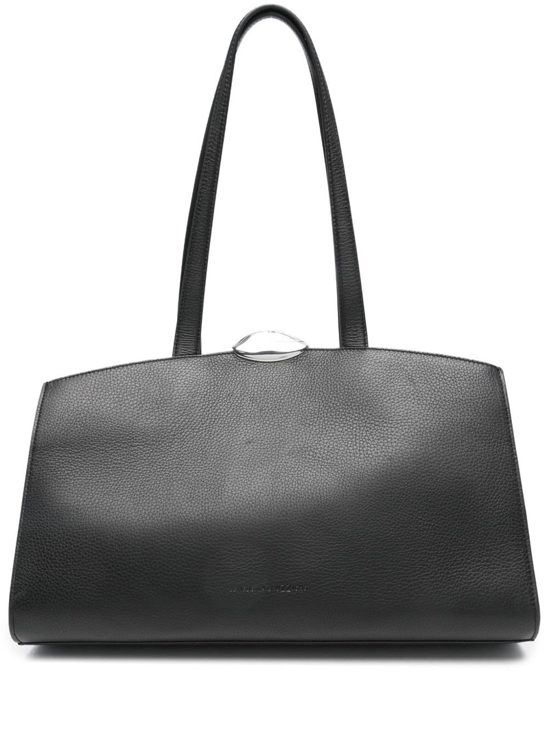 curved top-handle shoulder bag 1