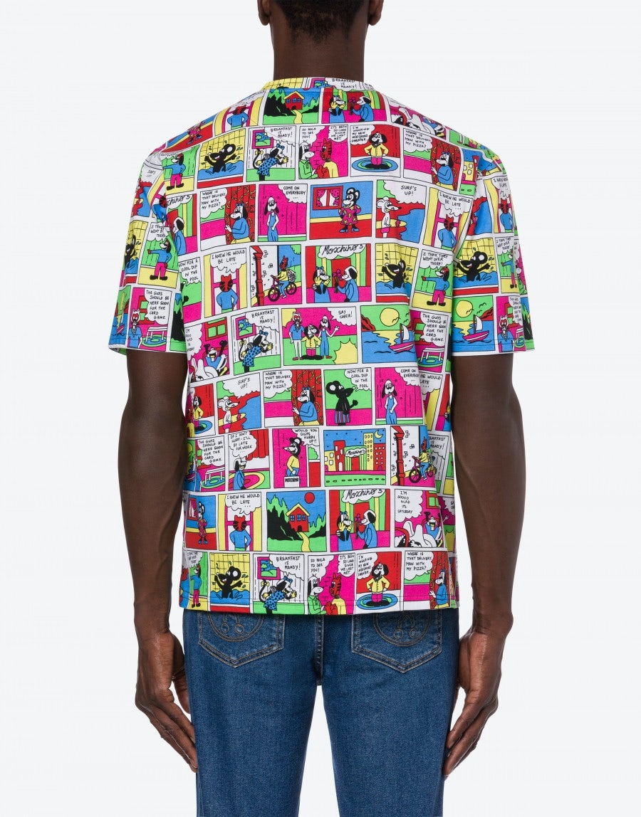 MOSCHINO COMICS JERSEY T-SHIRT - 3