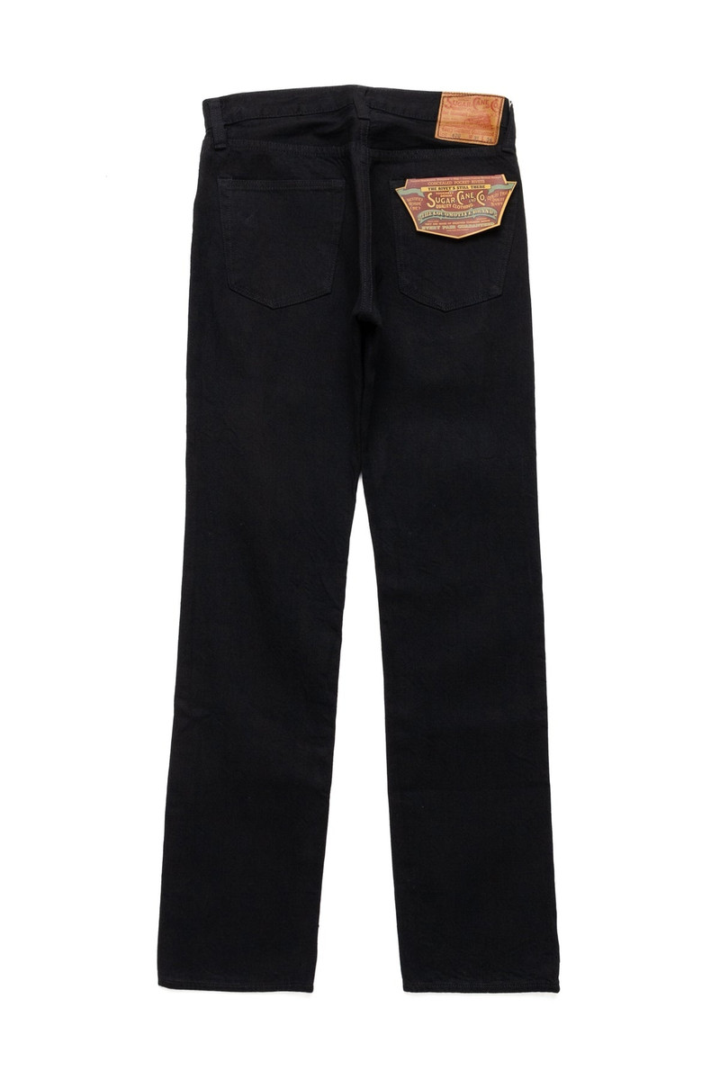 SUGAR CANE 13oz Black Denim TYPE-lll Model Slim Fit outlook