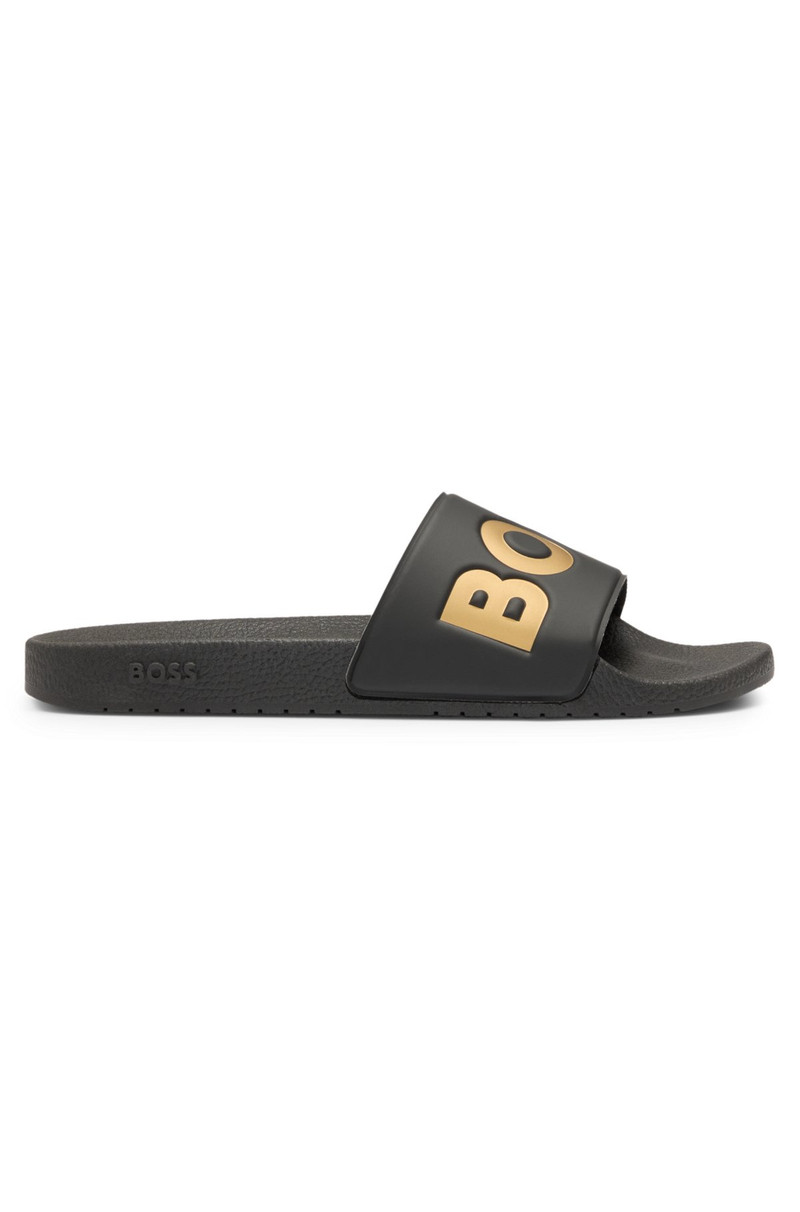 ITALIAN-MADE SLIDES WITH LARGE LOGO DETAIL 3