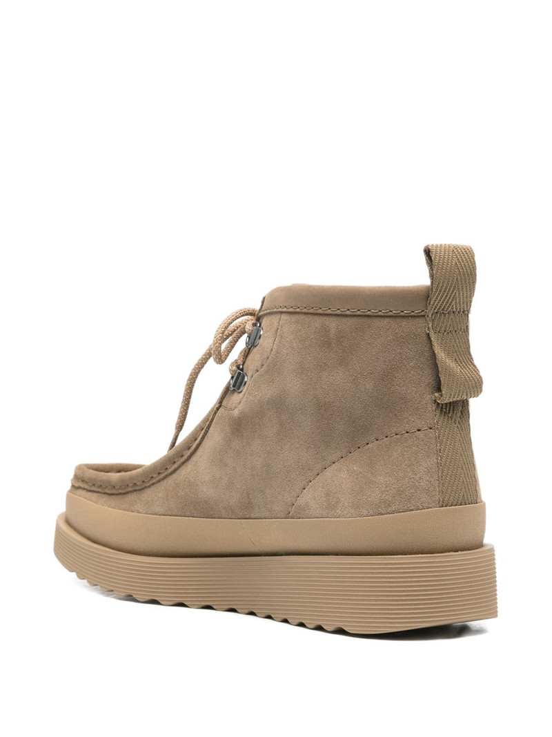 Wallabee lace-up leather boots 3