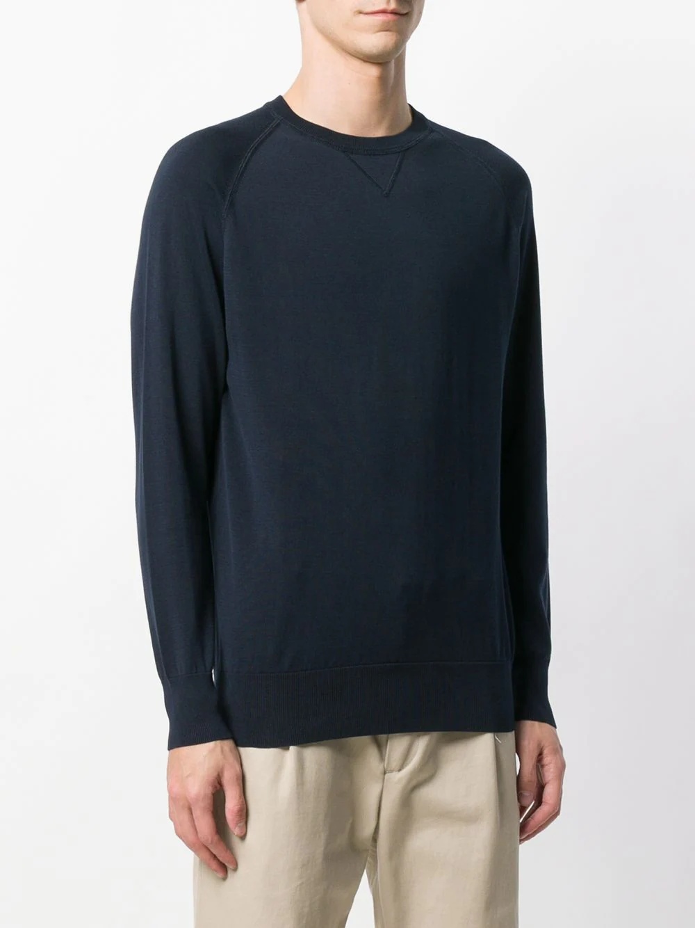 slim fit sweatshirt - 3