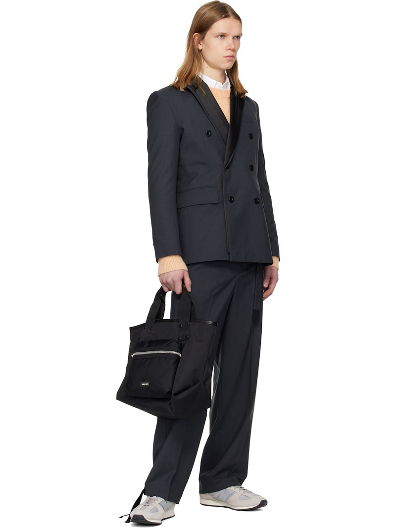 sacai Gray Suiting Blazer outlook