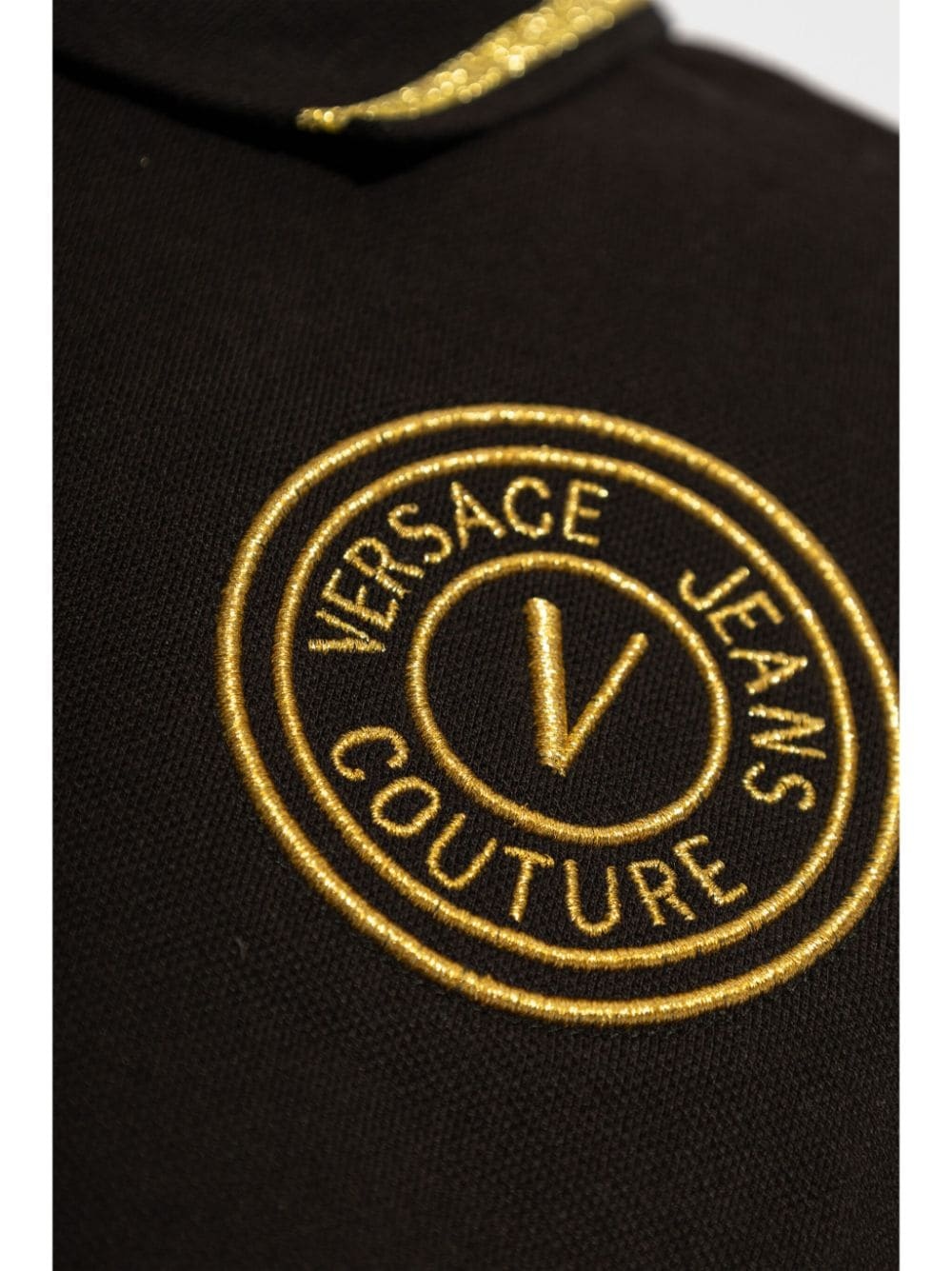 embroidered-logo cotton polo shirt - 5