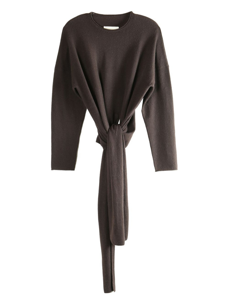 x 1436 tie-detail sweater 1