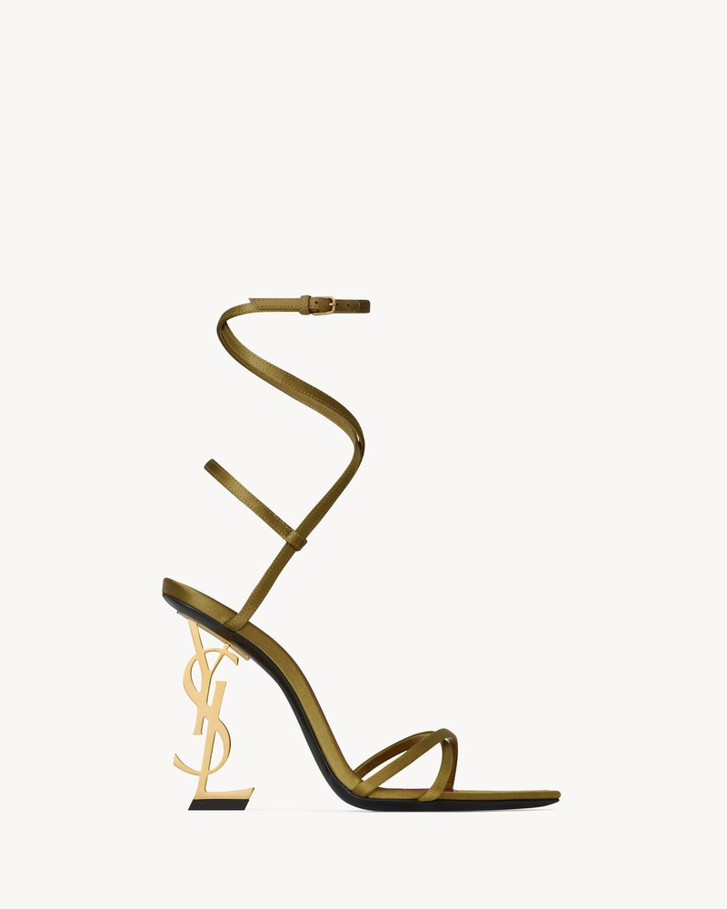 OPYUM SANDALS IN SATIN CREPE - 1