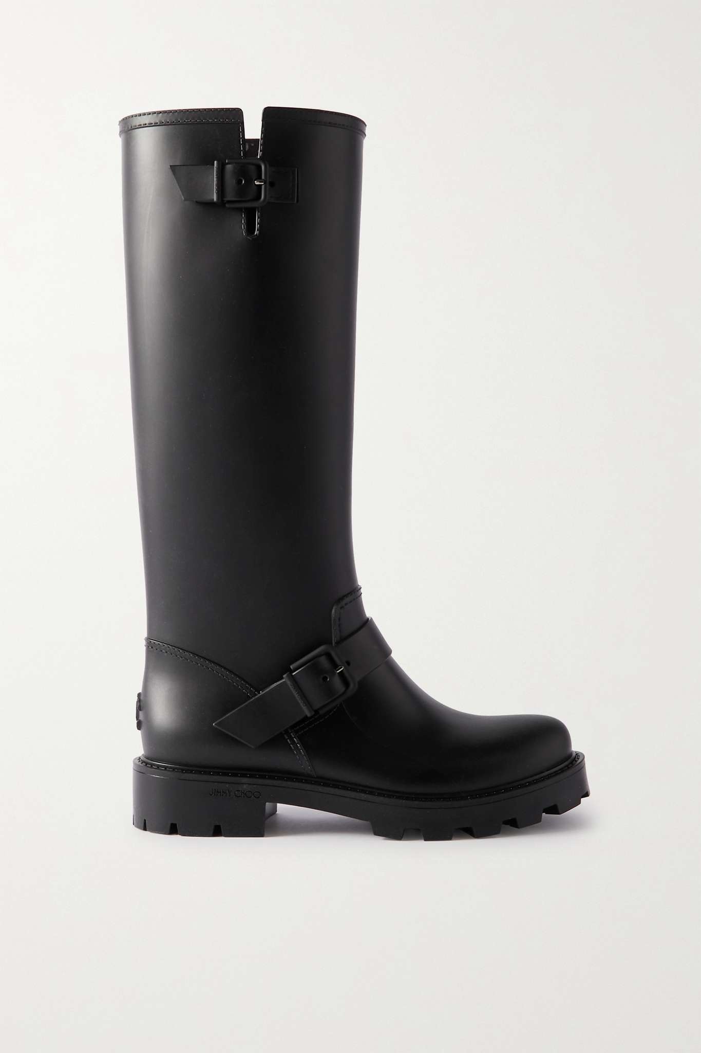 Yael buckled rubber rain boots - 1