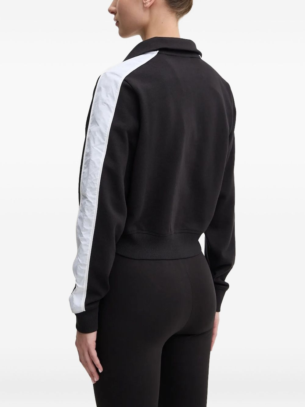 panelled zip-up top - 2