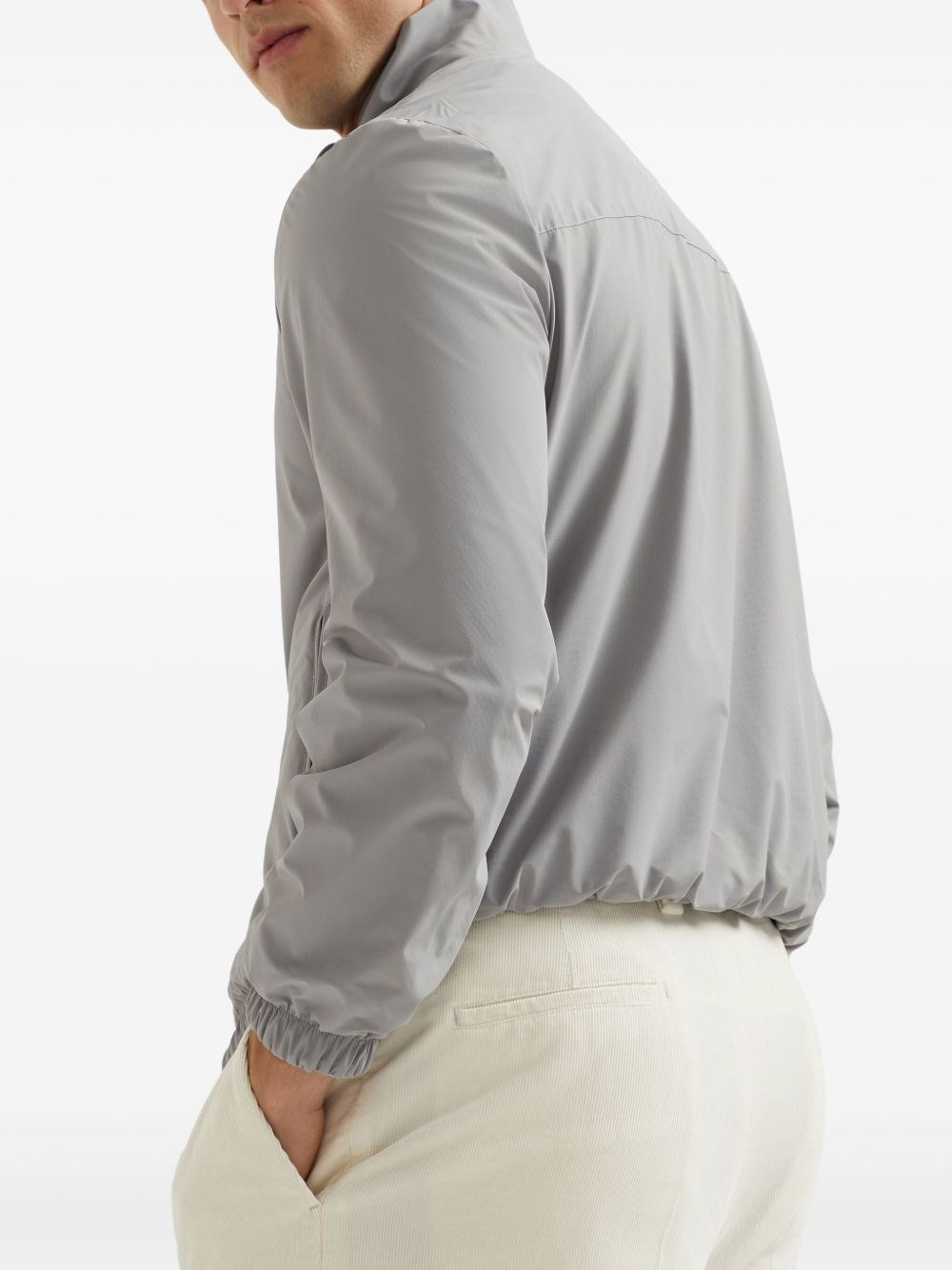 Silk blend blouson jacket - 2