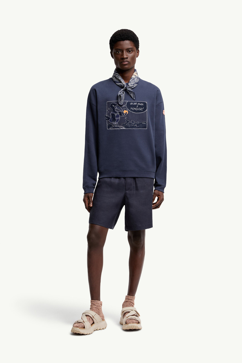 Moncler Moncler x Gilga Farm by Donald Glover Cotton Sweatshirt outlook