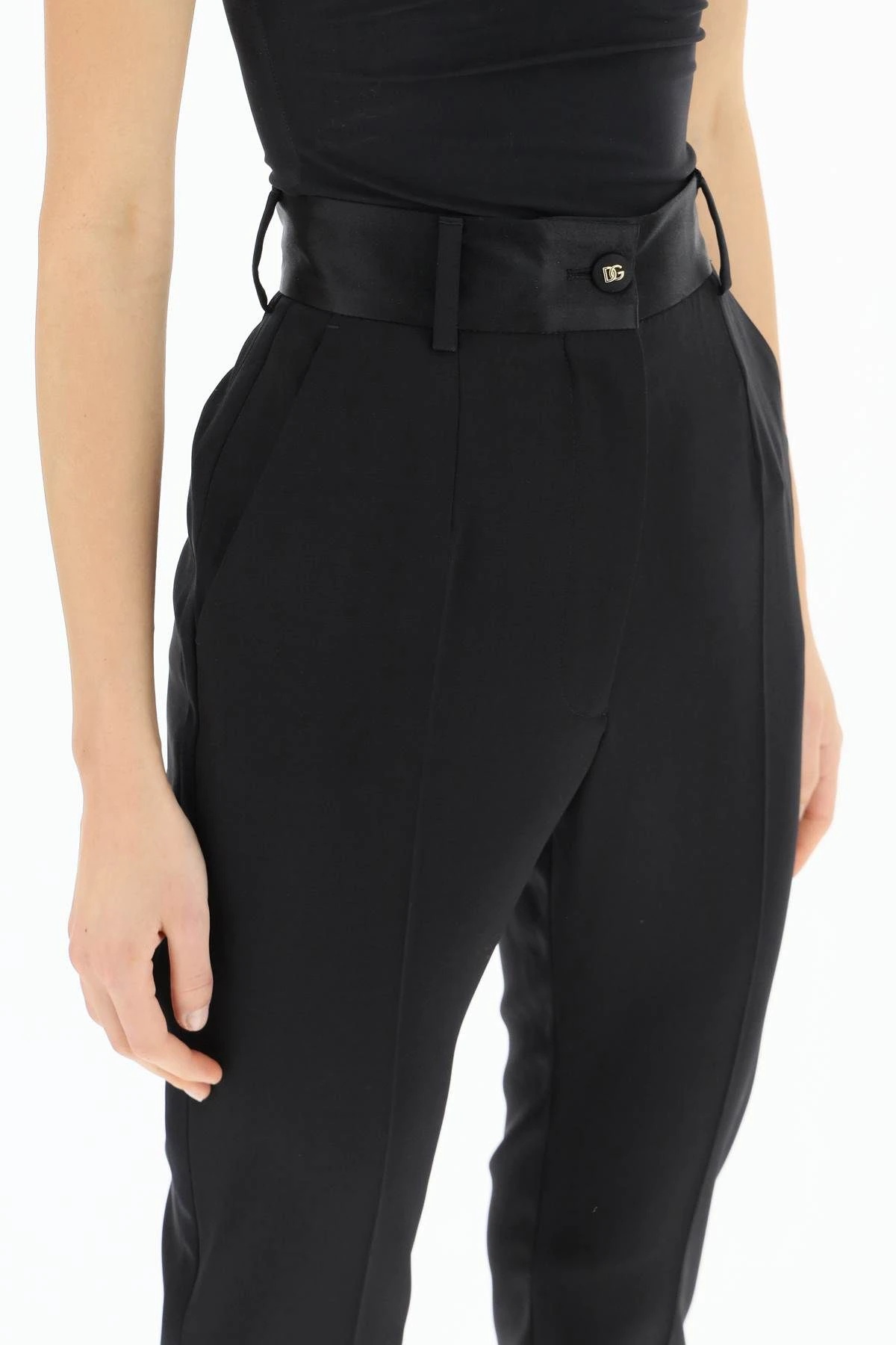 TUXEDO WOOL TROUSERS - 5