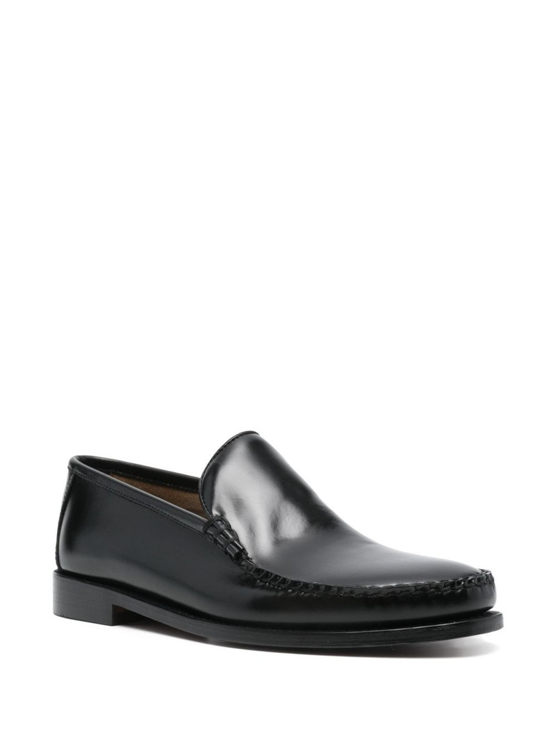 G.H.BASS leather loafers outlook