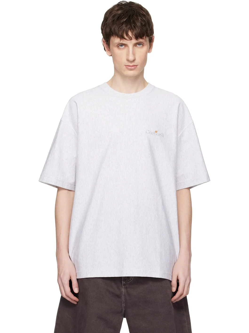 Gray WIP Label T-shirt - 1