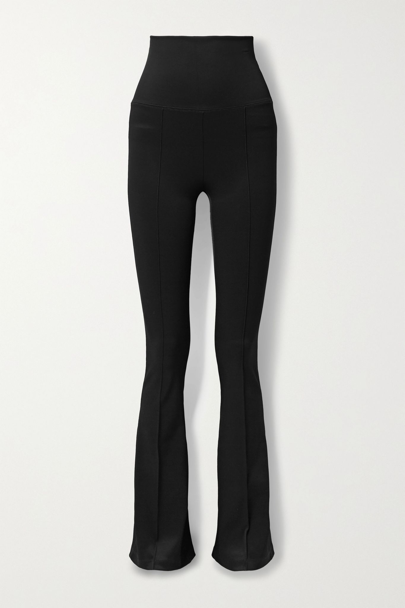 Stretch-jersey flared leggings - 1