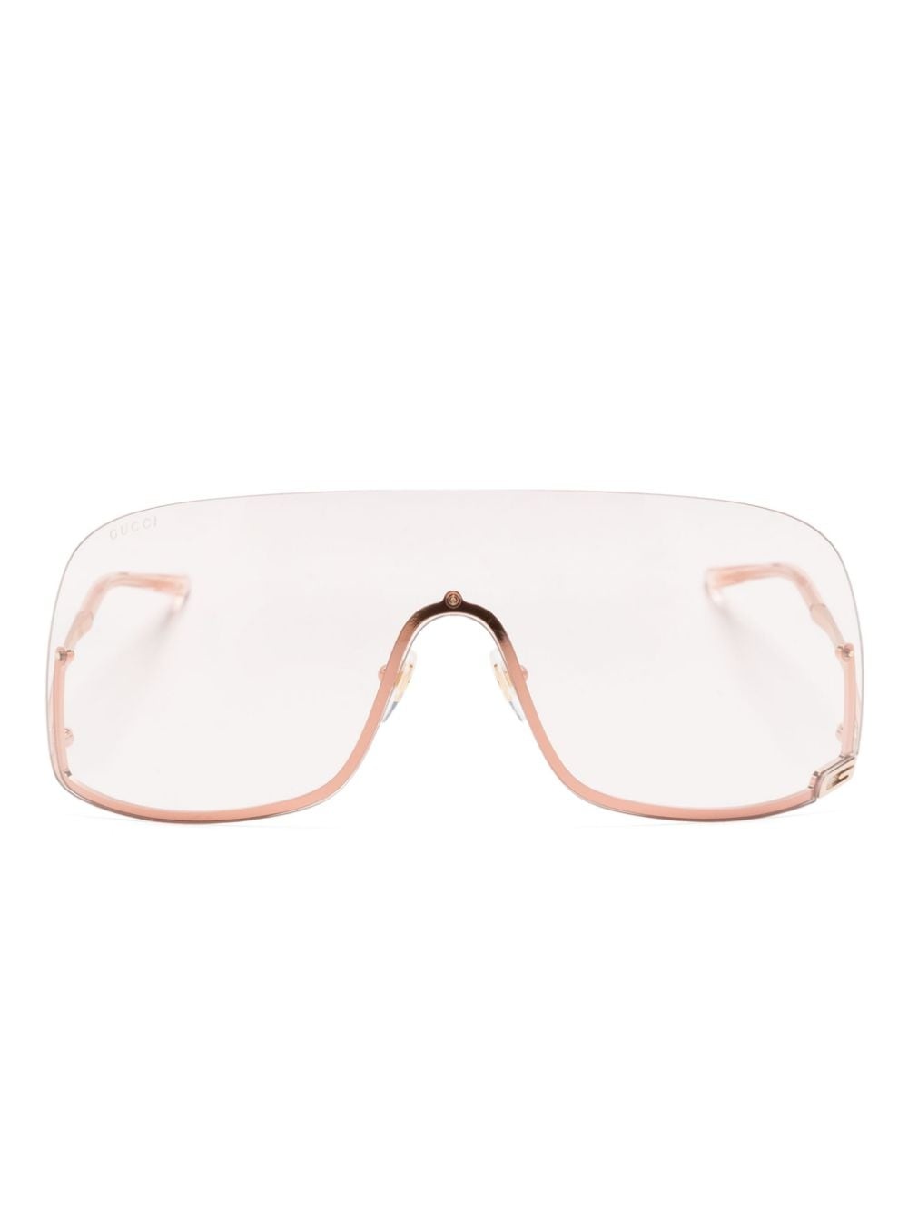 oversized retro-frame sunglasses - 1