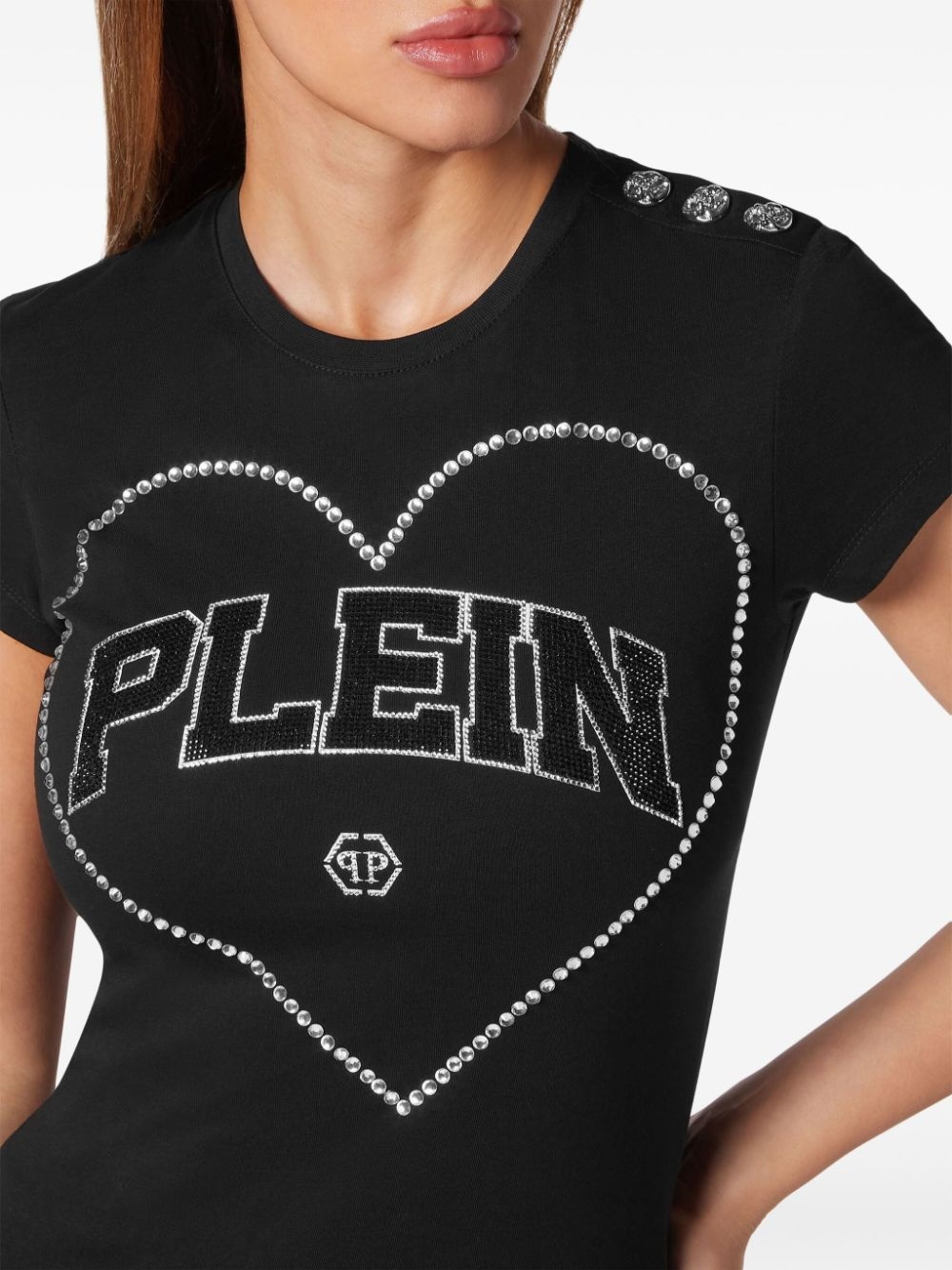 Sexy Pure Heart cotton T-shirt - 4