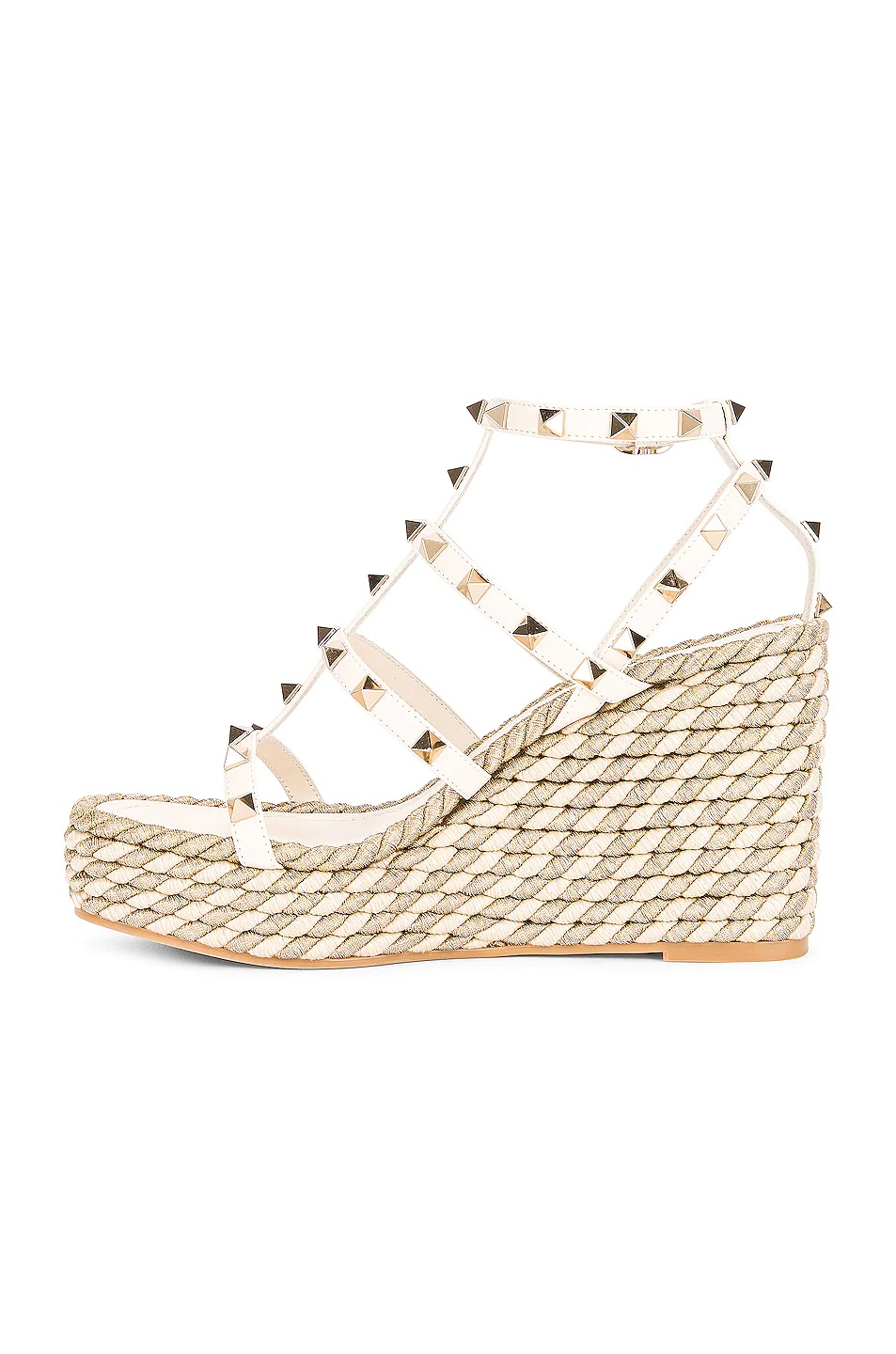 Rockstud Torchon Espadrille Wedges - 5
