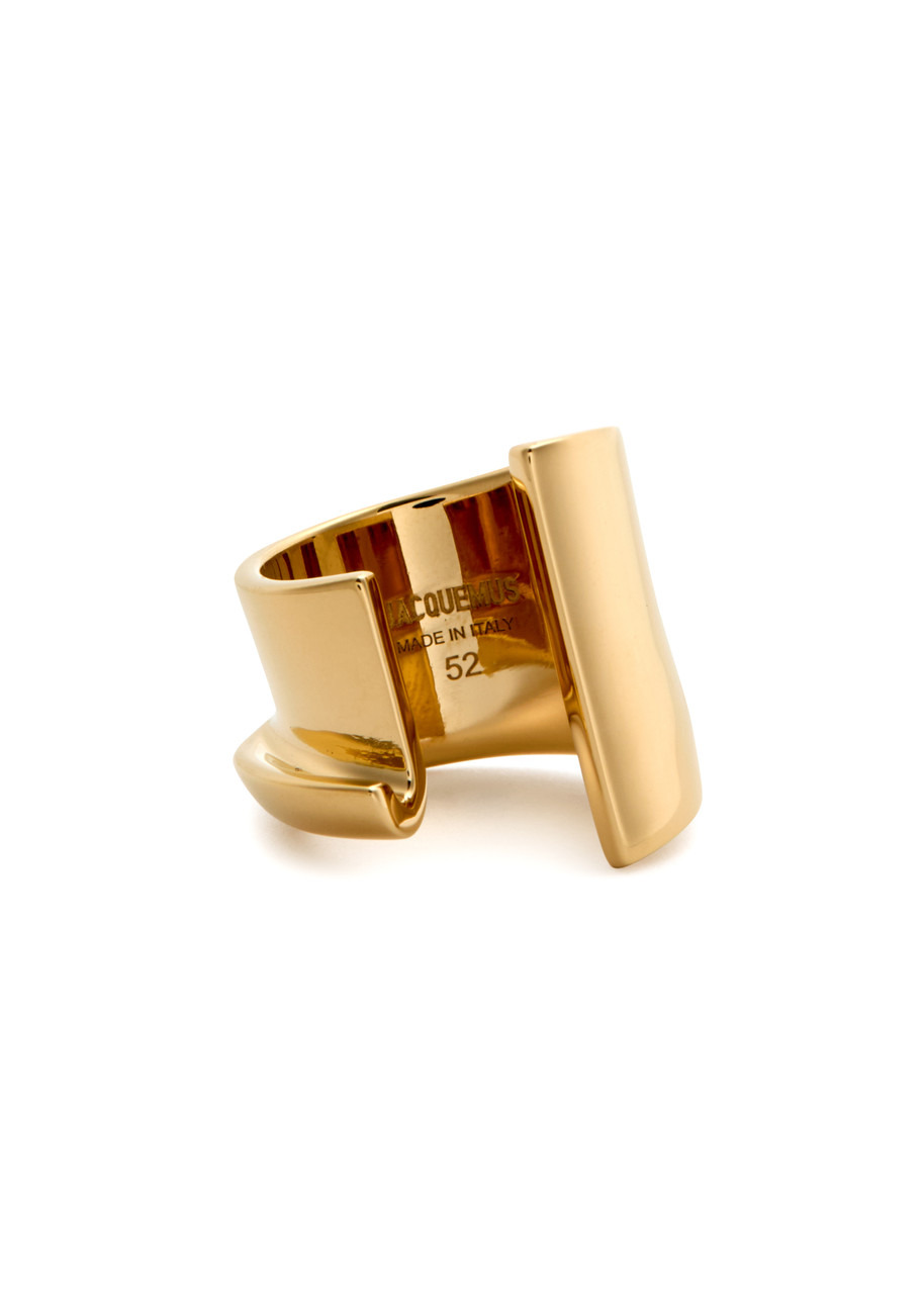 La Bague J sculpted ring - 3