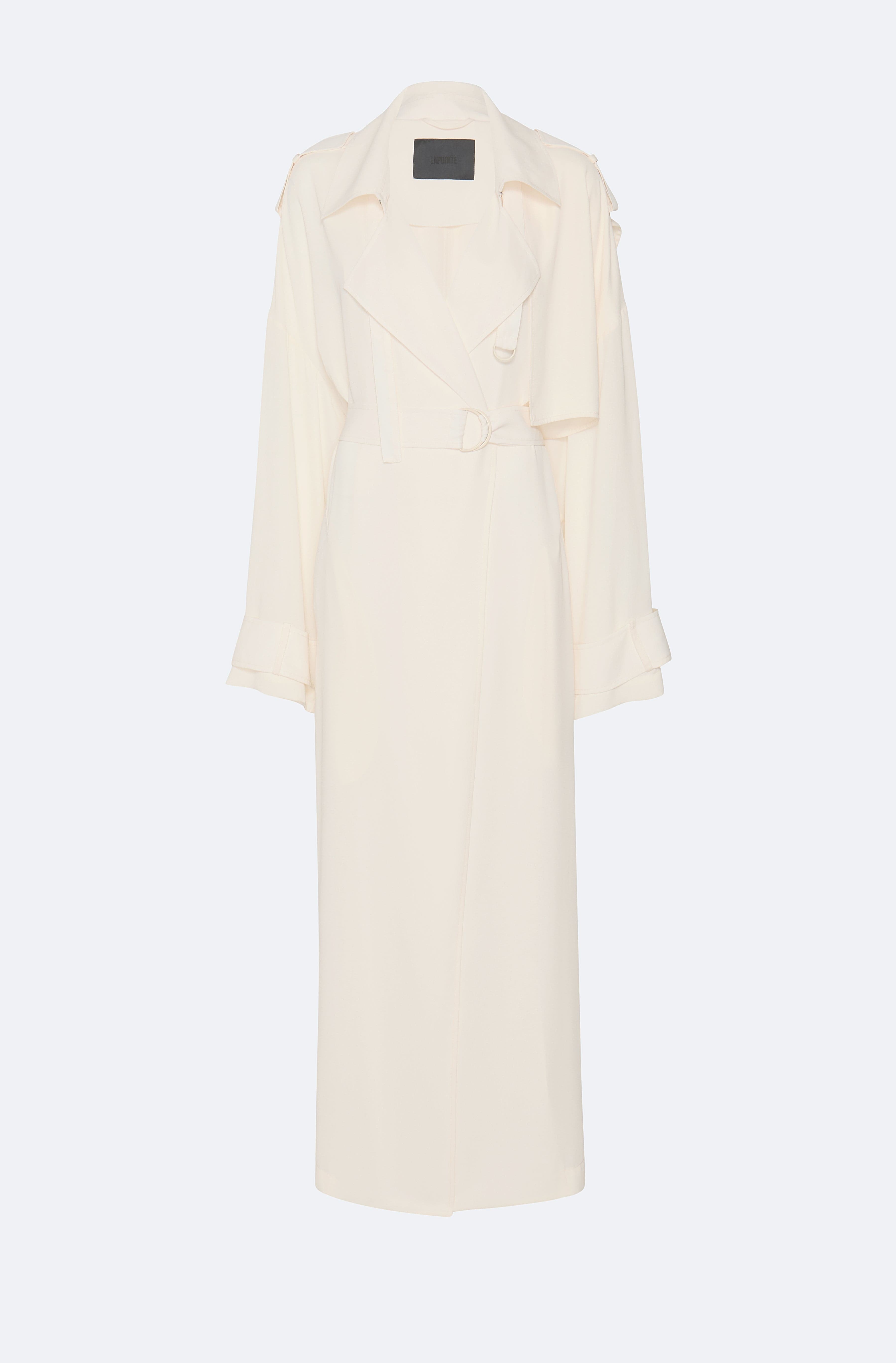 Georgette Double Breasted Trench - 1