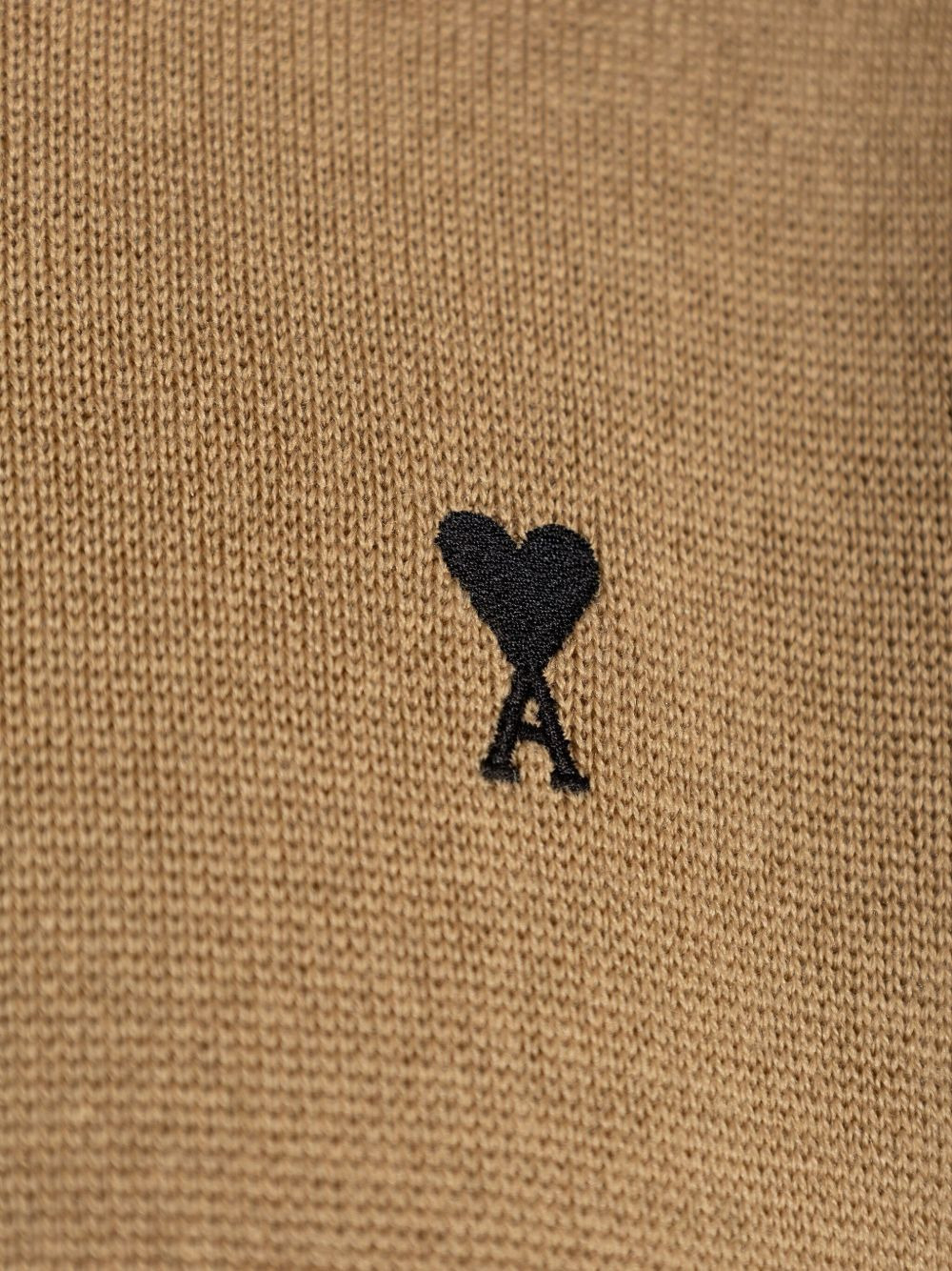 logo-embroidery turtleneck sweater - 5