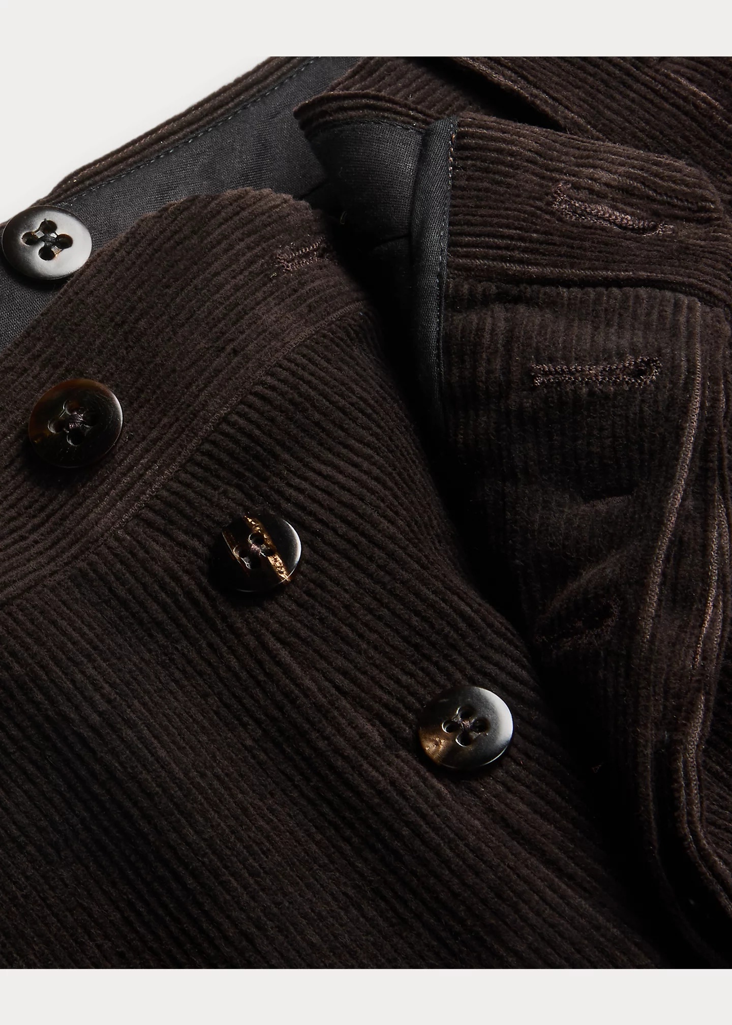 Slim Fit Corduroy Suit Trouser - 6