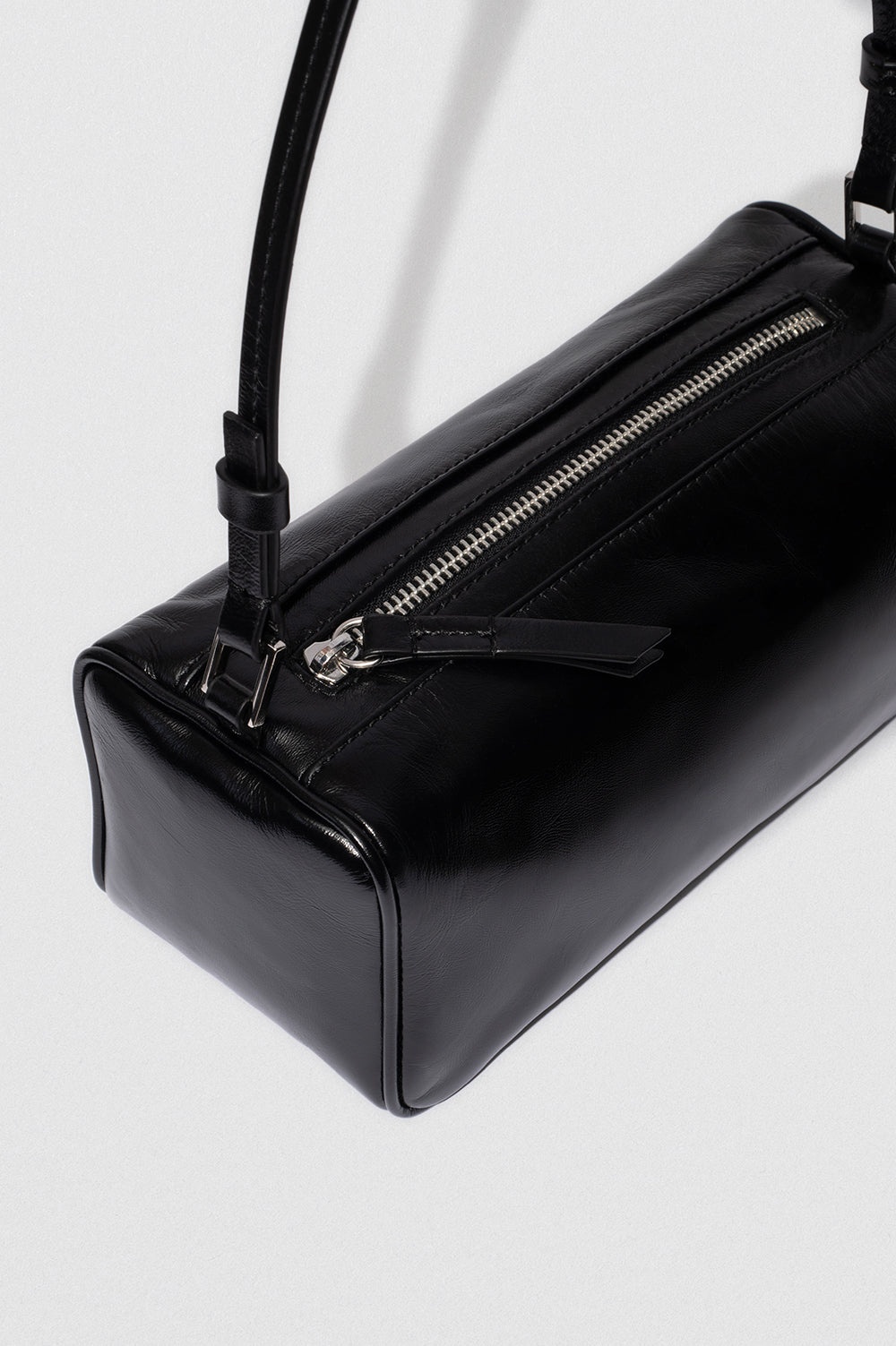 EVA BLACK CREASED LEATHER - 3