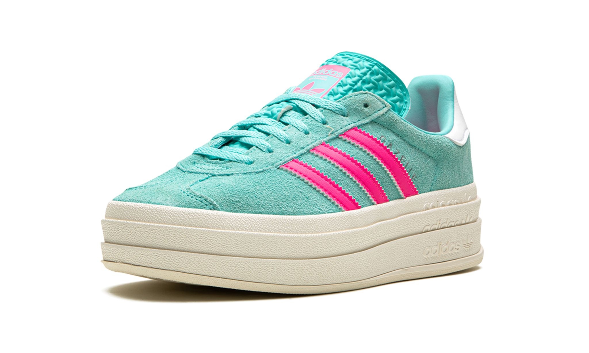 GAZELLE BOLD WMNS "Flash Aqua / Lucid Pink" - 4