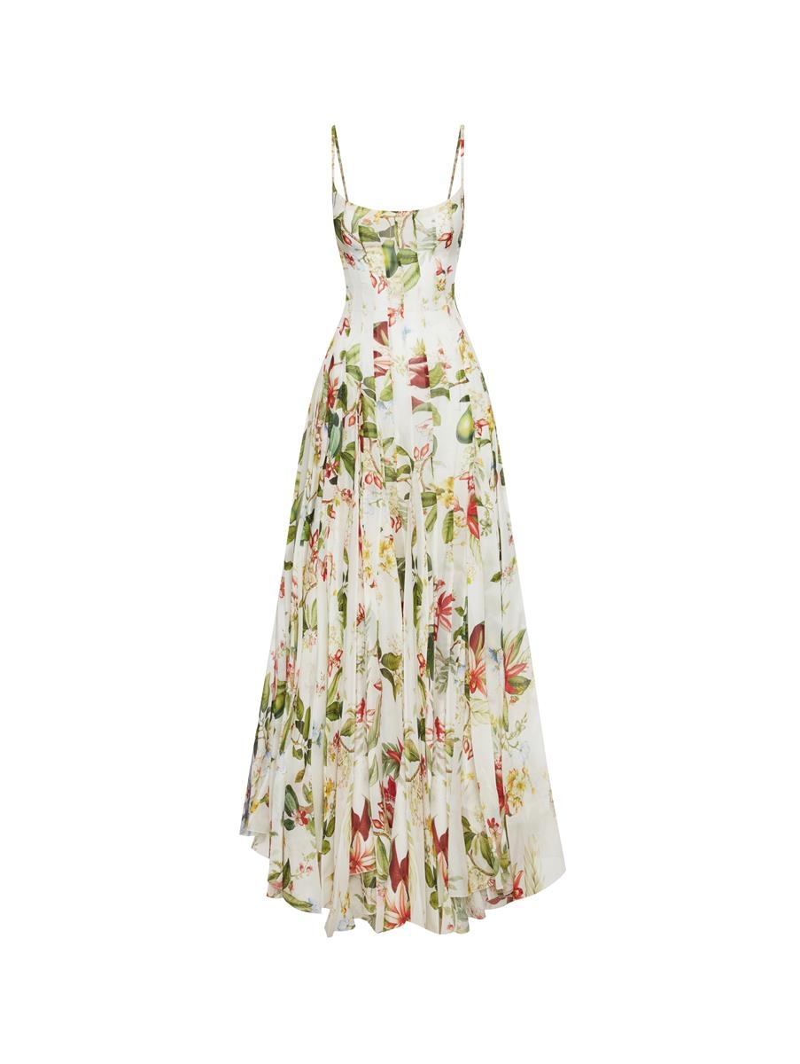 Oscar de la Renta FLORA & FAUNA GAZAR GOWN | REVERSIBLE