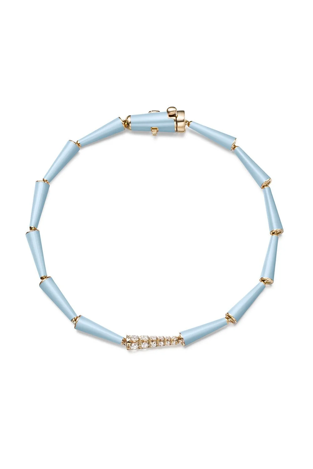 Pastel Blue Lola Linked Bracelet - 1