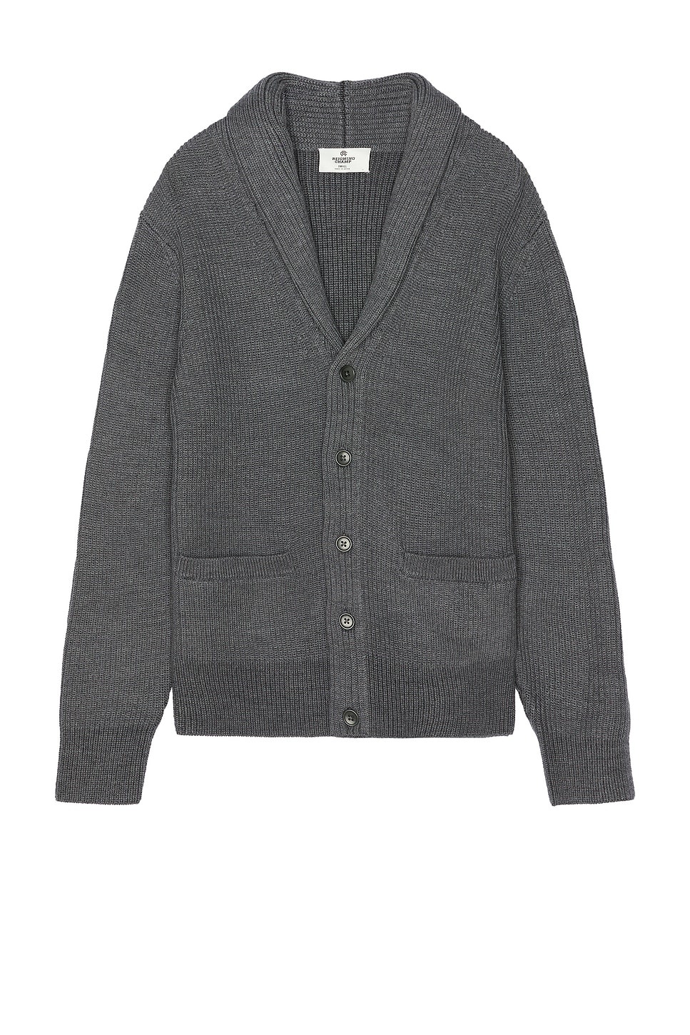 Merino Rib Vinnie Shawl Cardigan - 1