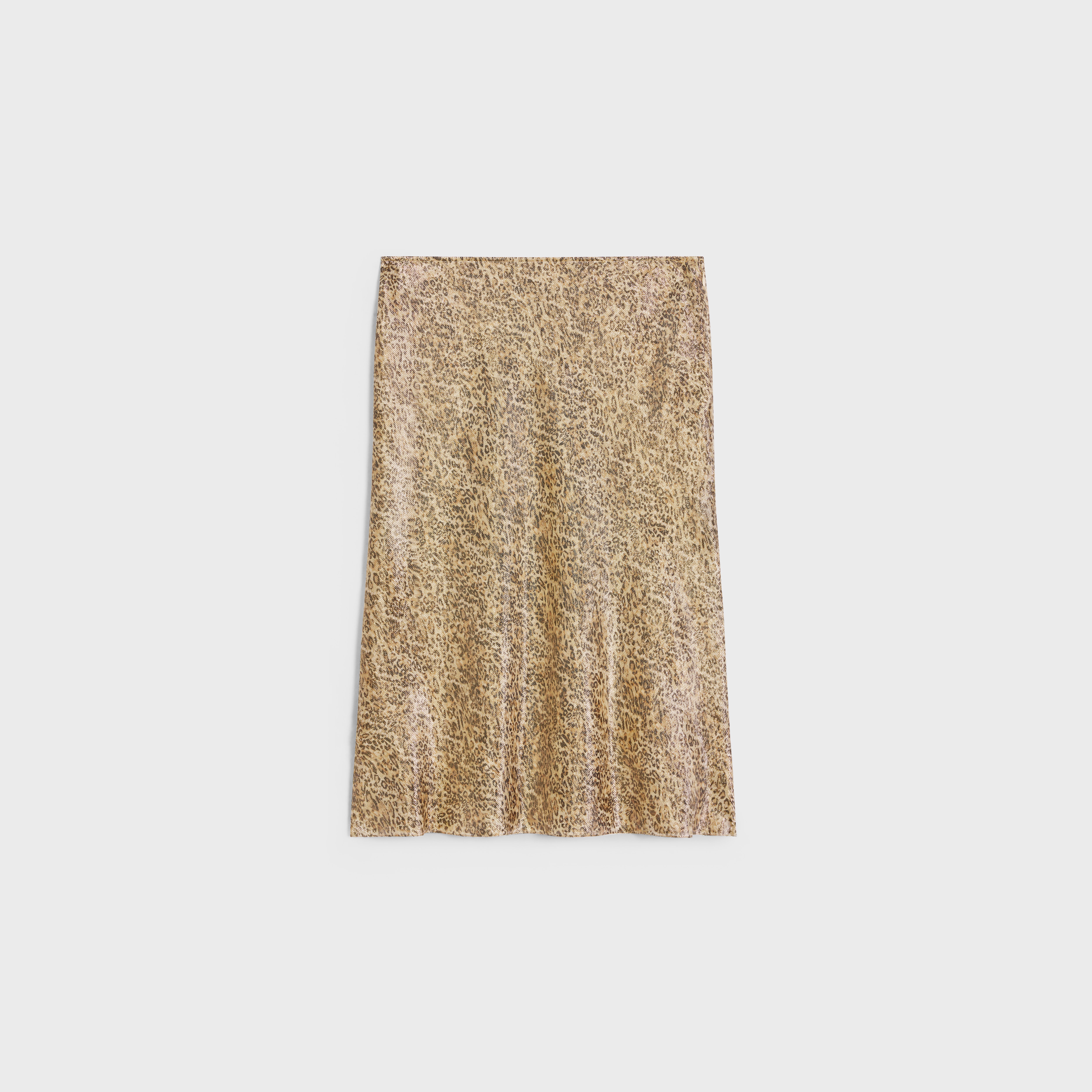 hobble skirt in silk georgette - 1