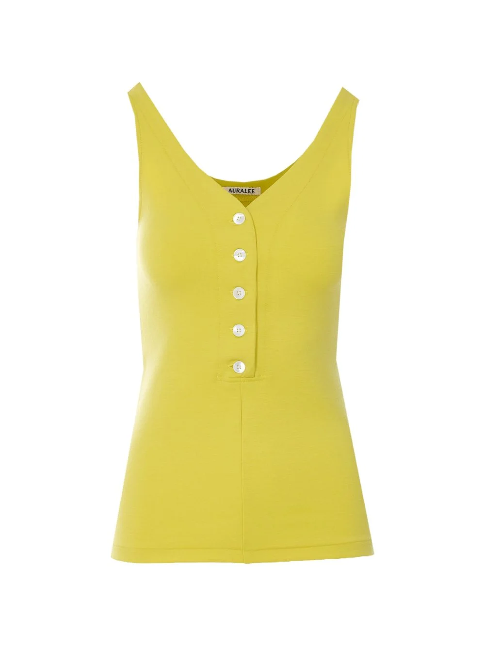 button-up V-neck top - 1