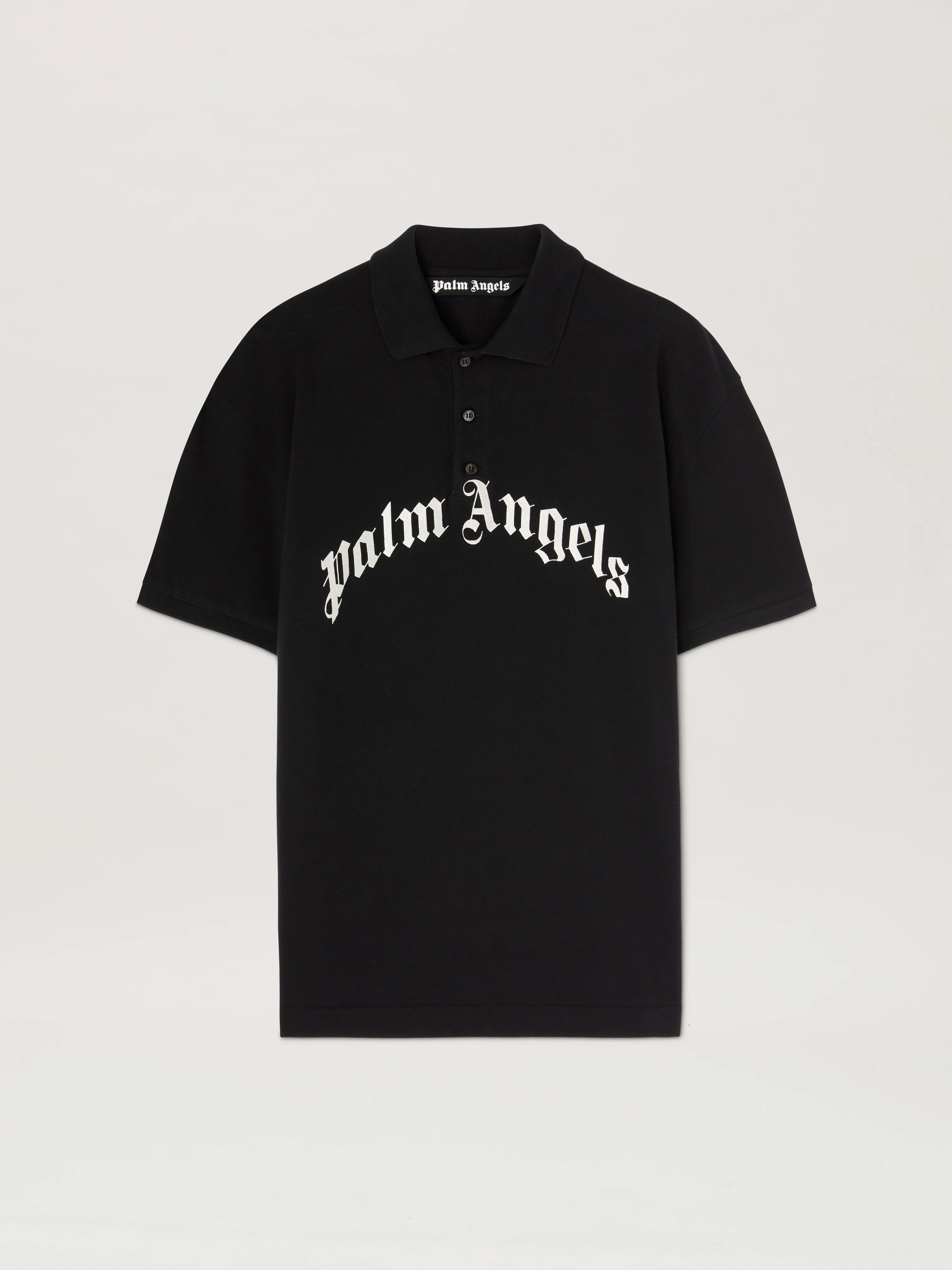 Curved Logo polo shirt - 1
