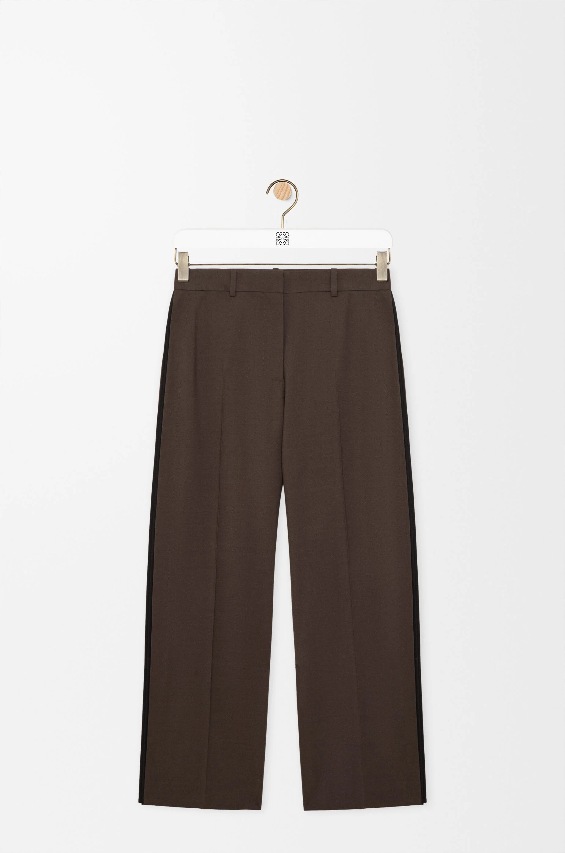 Trousers in viscose and wool blend - 1