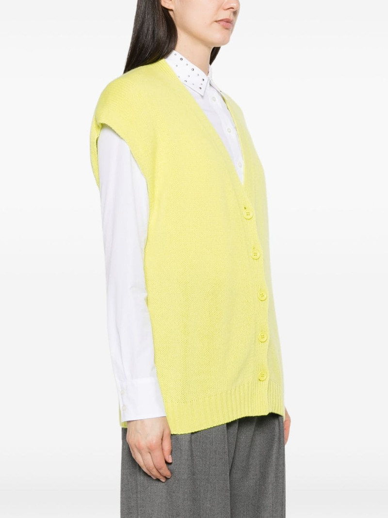 V-neck cashmere vest 3