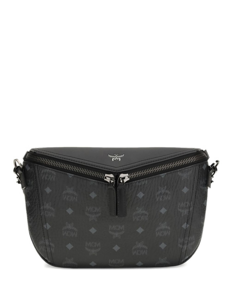 small Diamant 3D logo-printed zip messenger bag 1