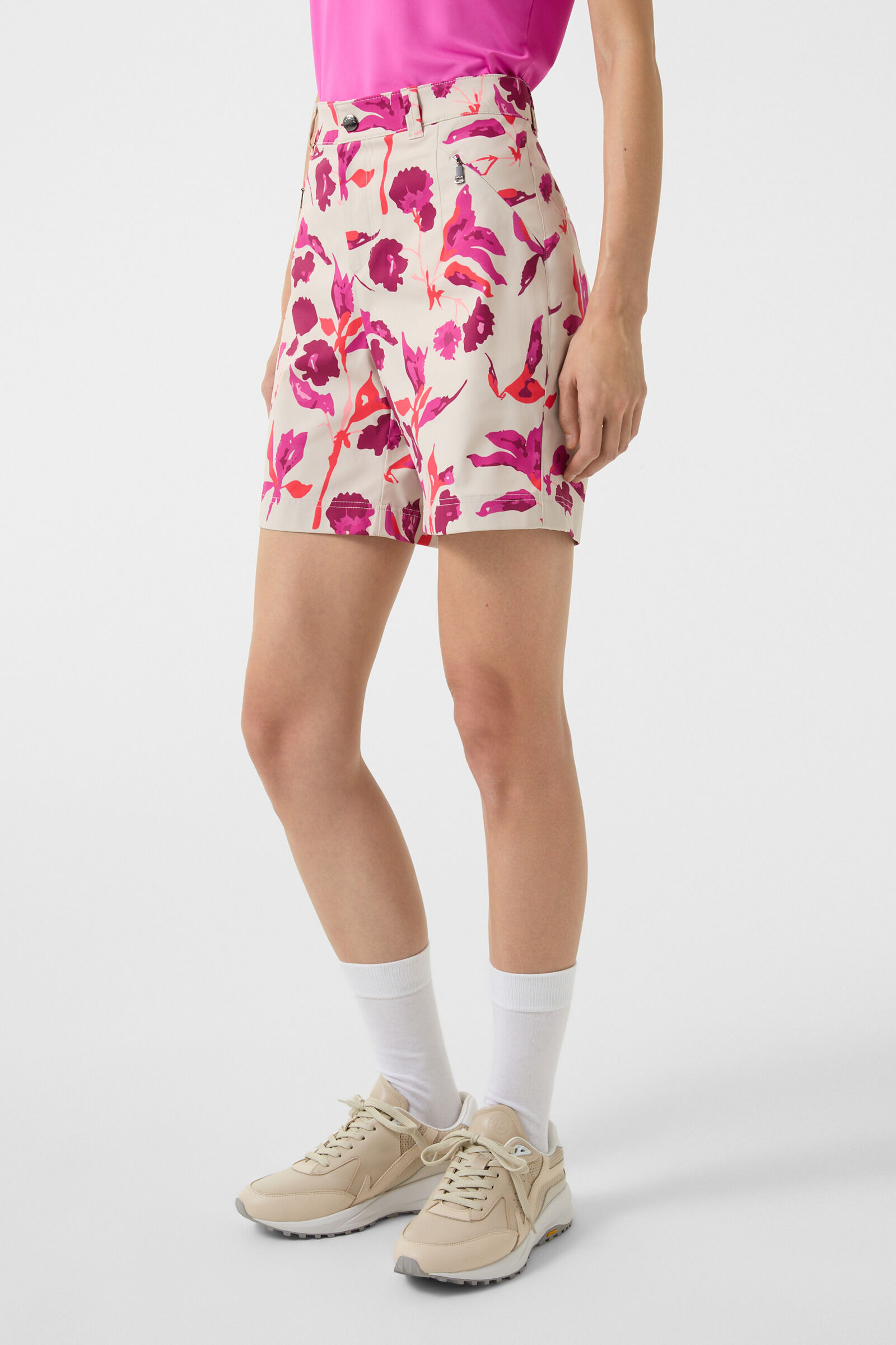 Rike functional shorts in Beige/Pink - 2