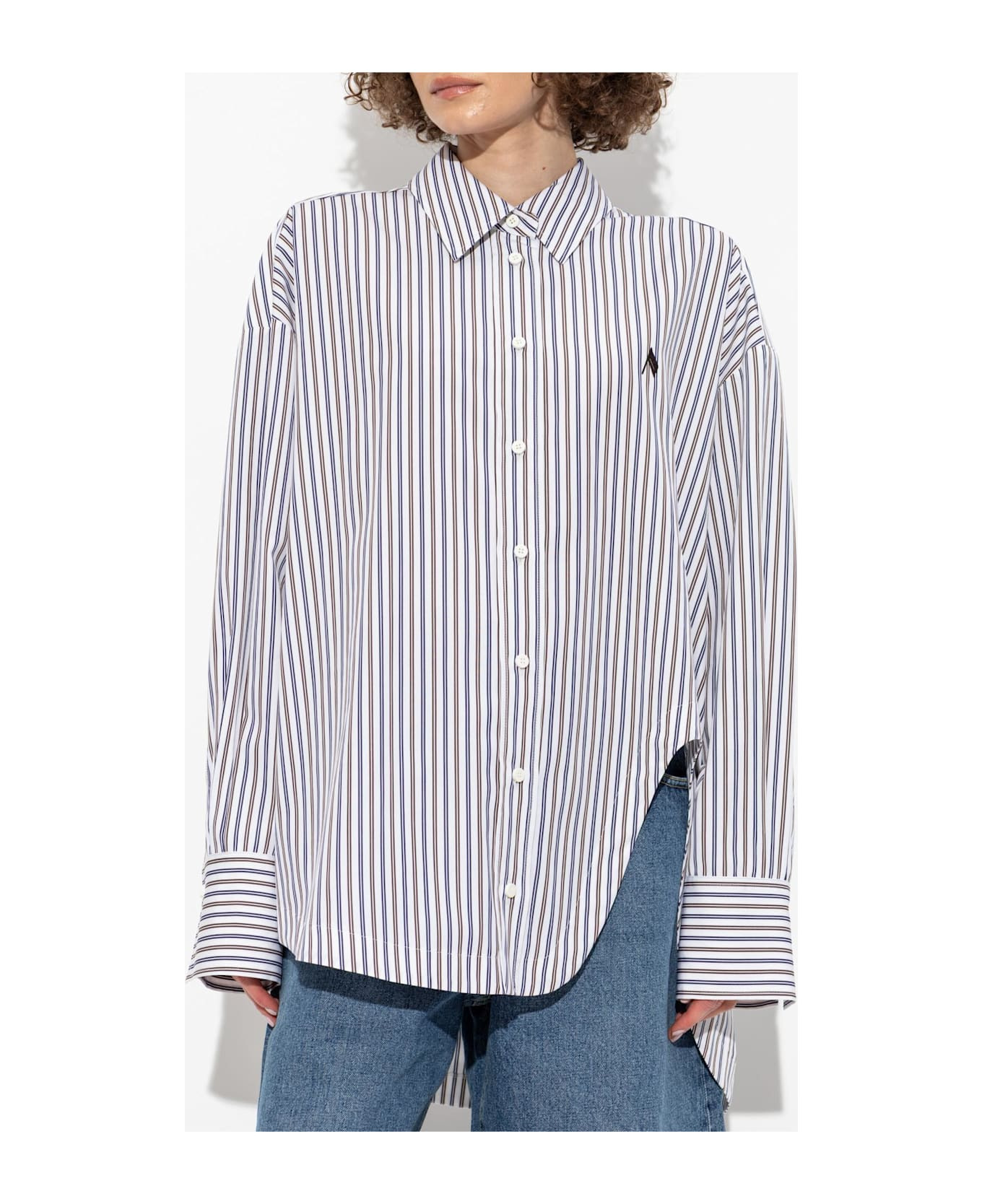 The Attico Shirt With A Striped Pattern - 3