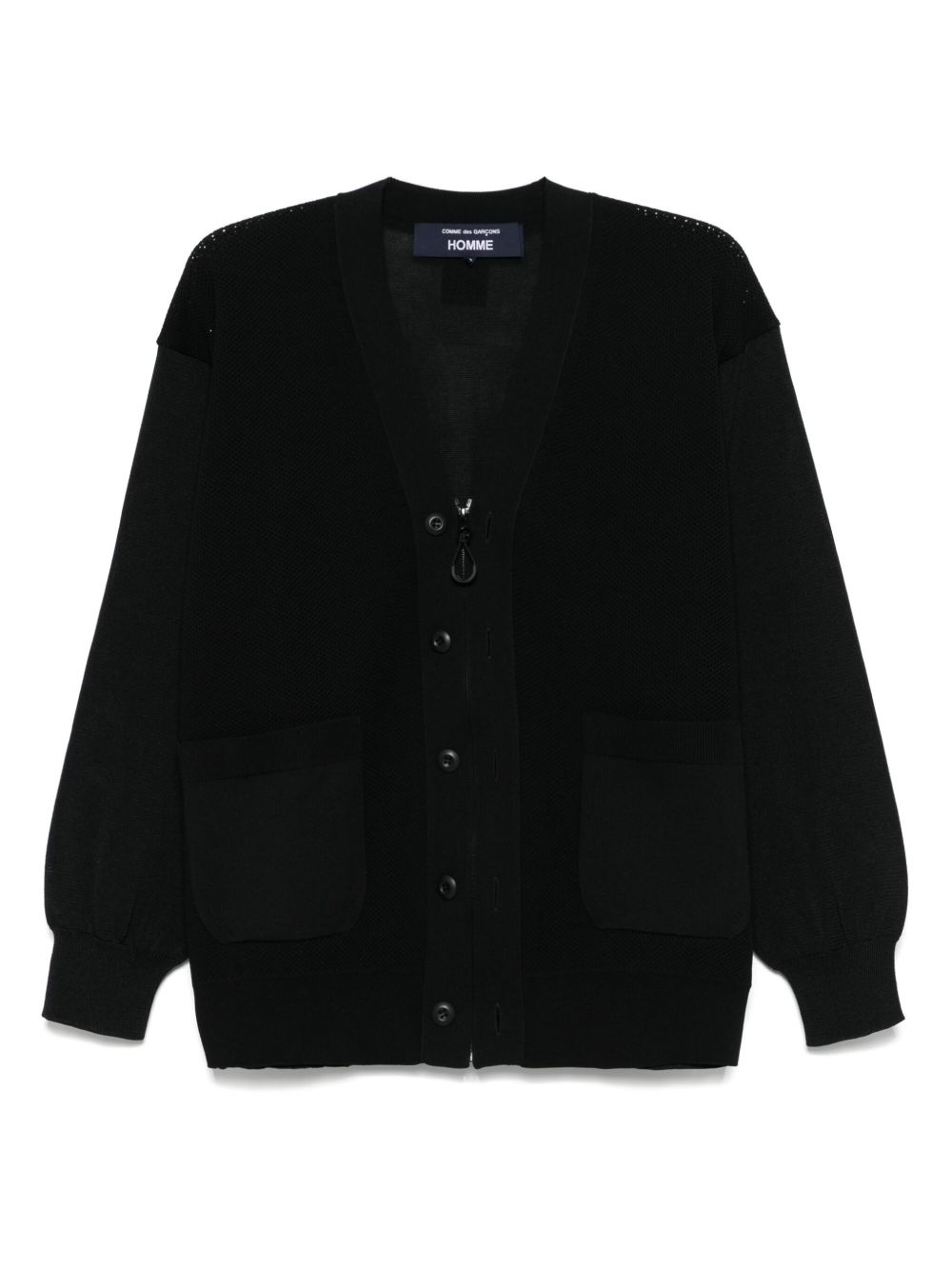 V-neck cardigan - 1