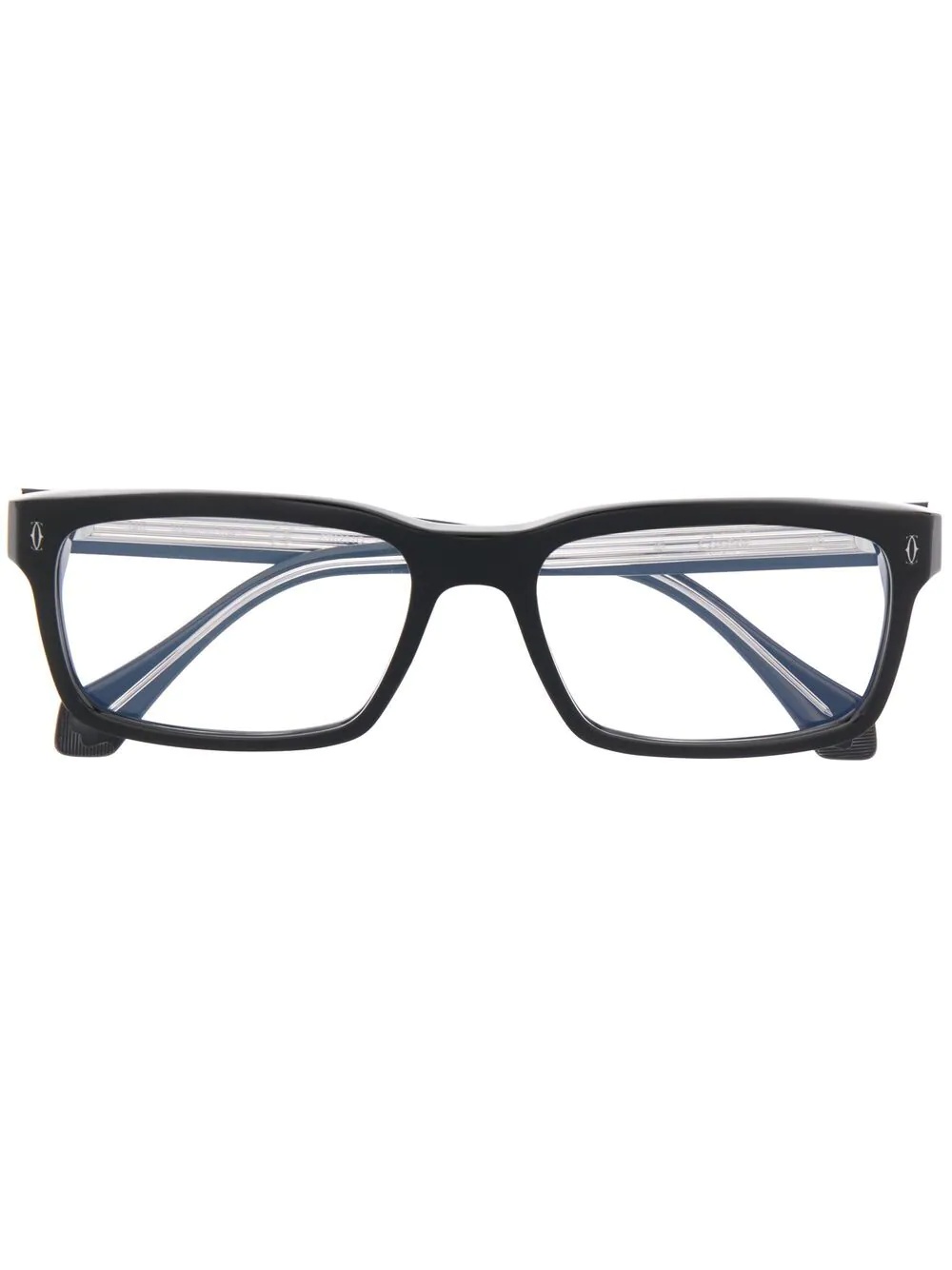 square-frame glasses - 1