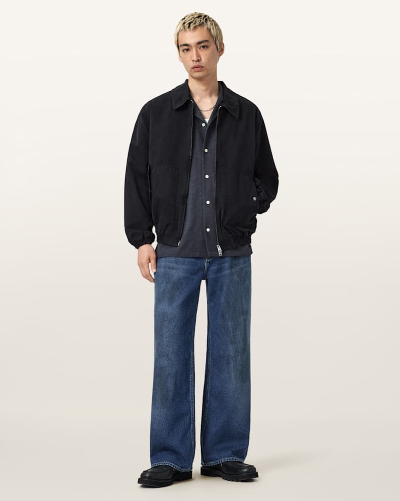 LENNY LOOSE FIT WIDE LEG DENIM JEANS 5