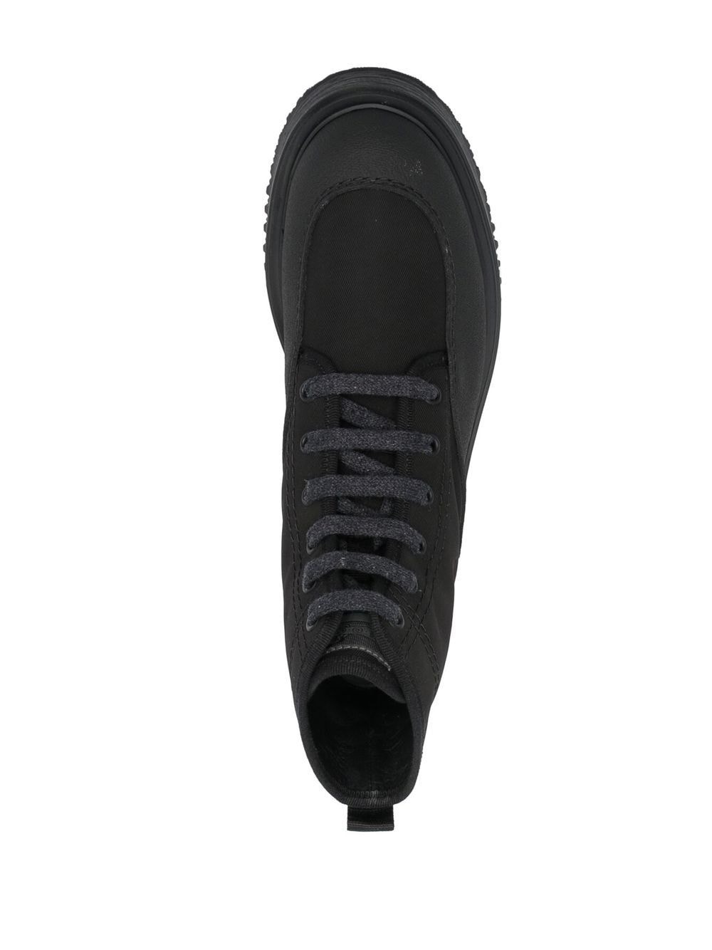 Untraditional lace-up ankle boots - 4