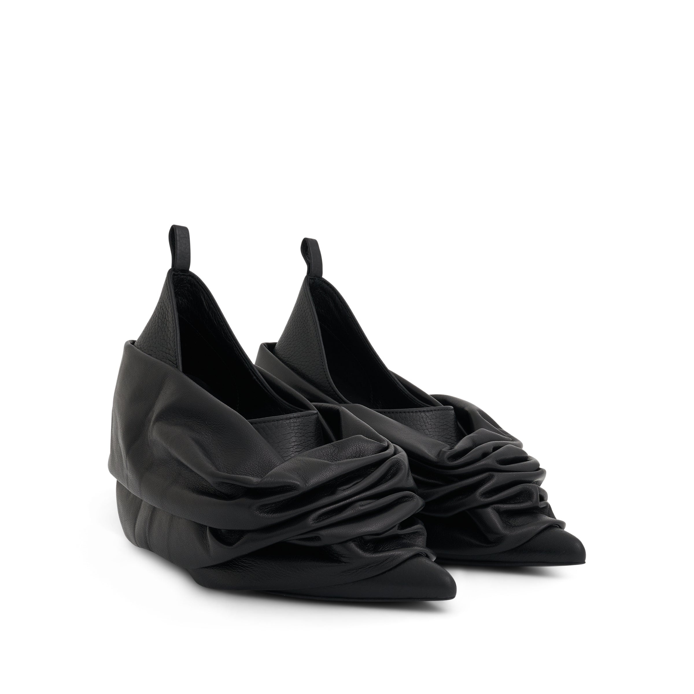 Dumpling Shoes in Black - 2