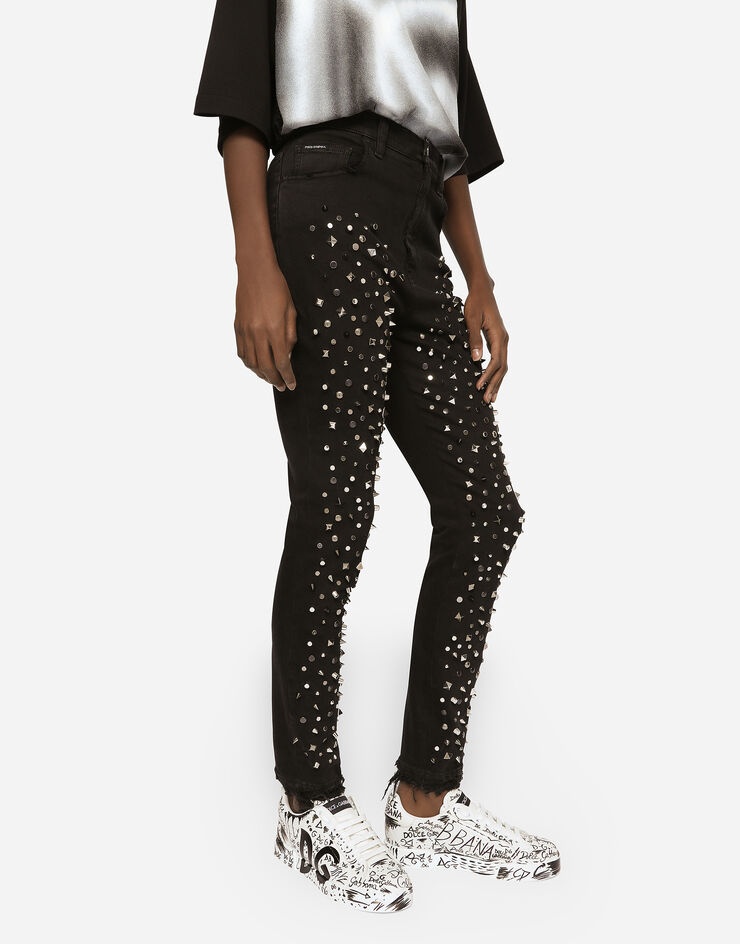 Audrey jeans with studs - 4