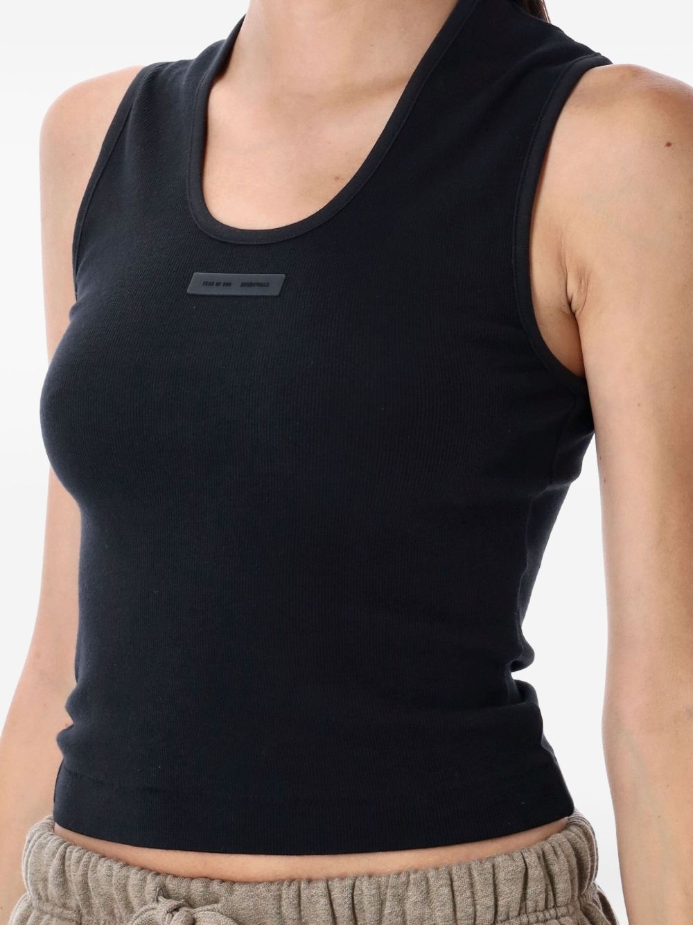 rib-knit tank top - 3