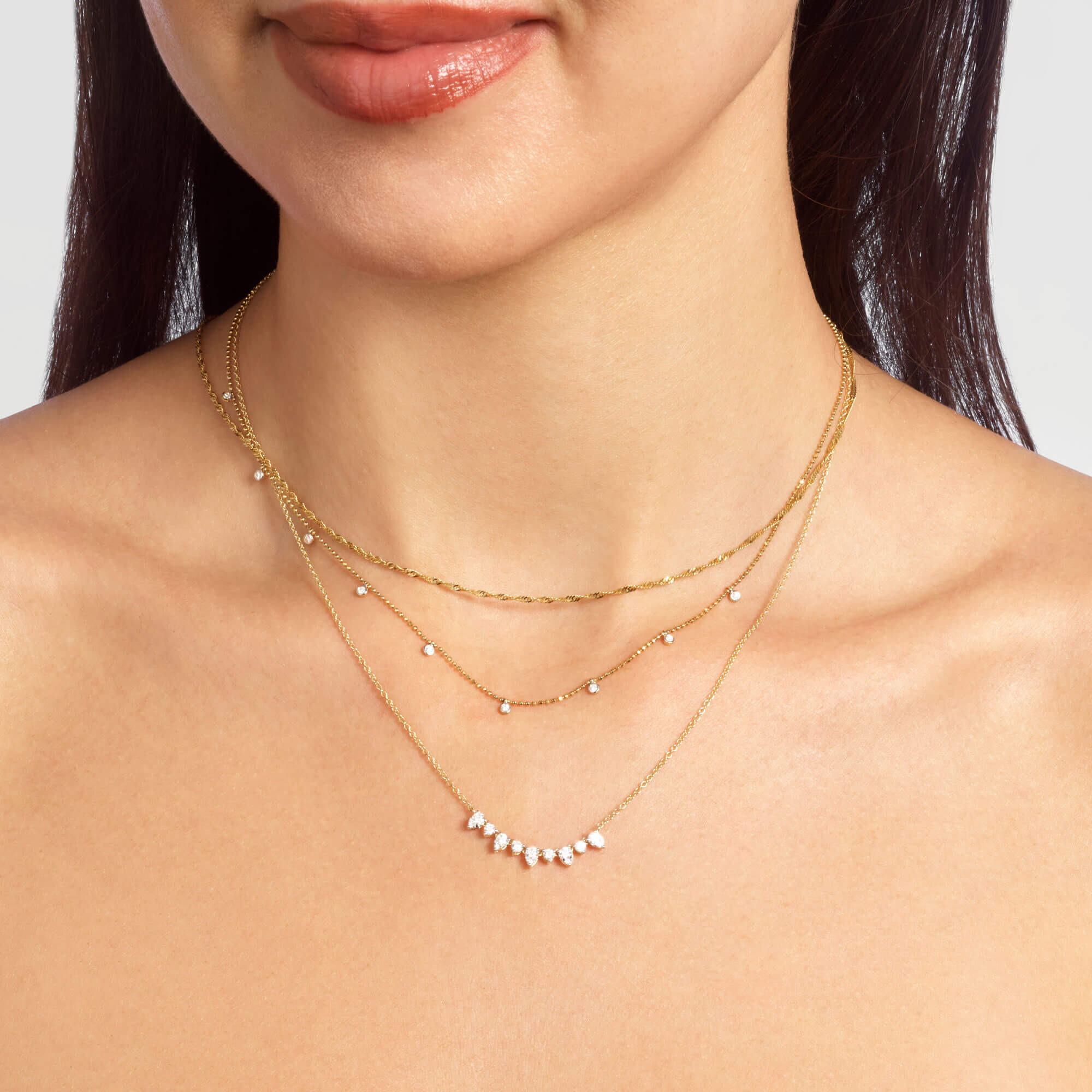Perfect Pear Tiara Necklace - 6