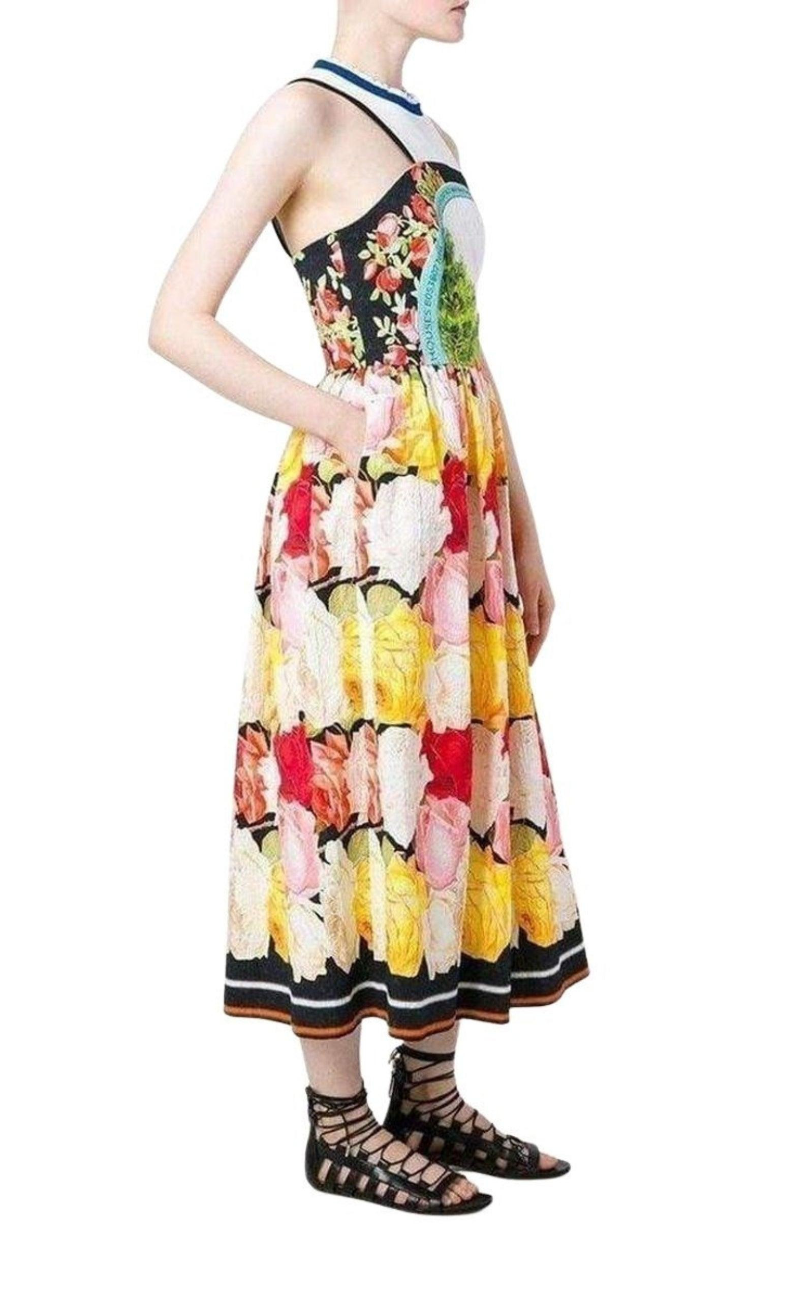 Mary Katrantzou - Cotton Blend  Printed Dress - 4