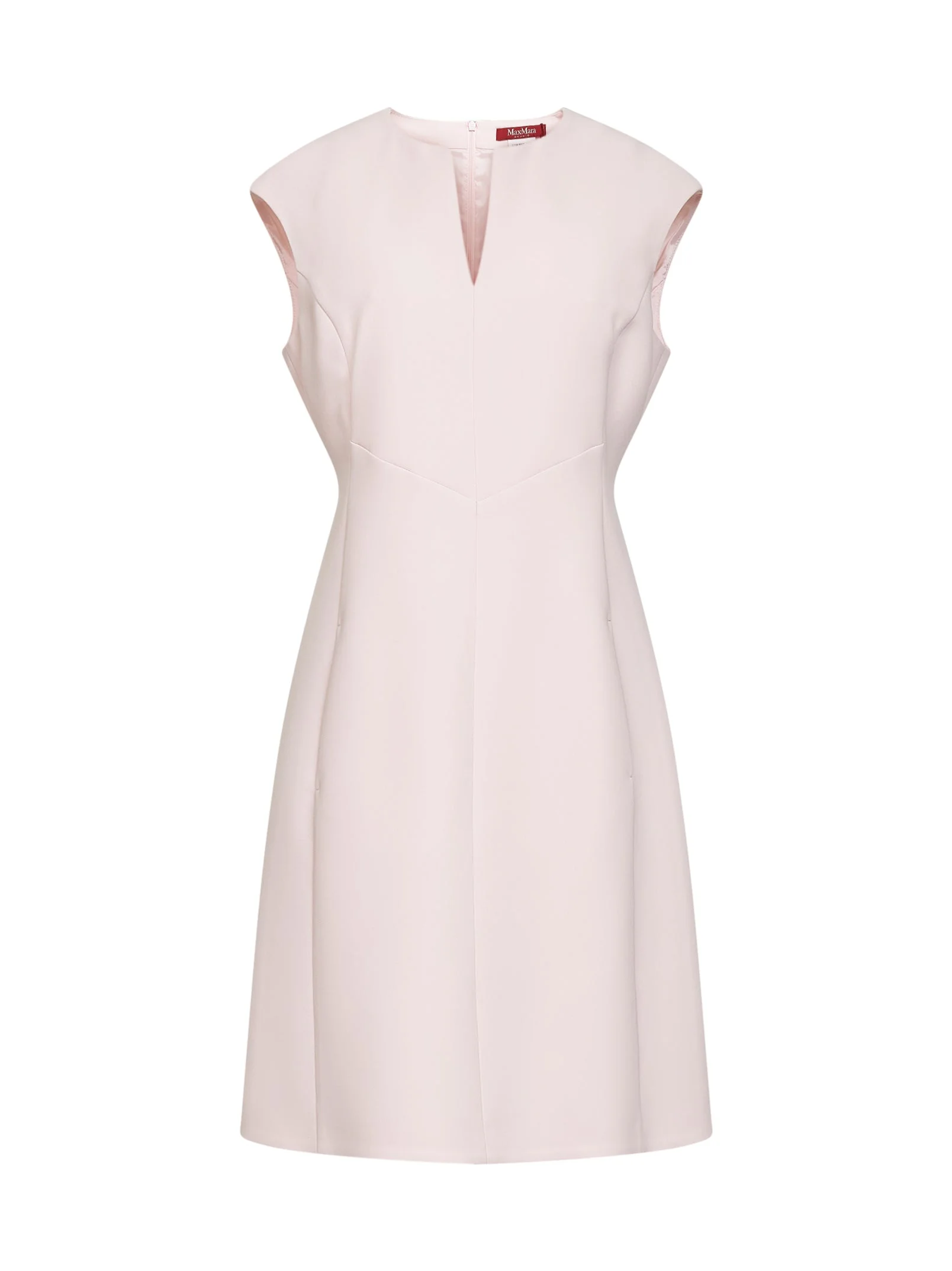 Max Mara Studio Women Pink Cady Mstgiunto Short Princess-Line Dress - 1