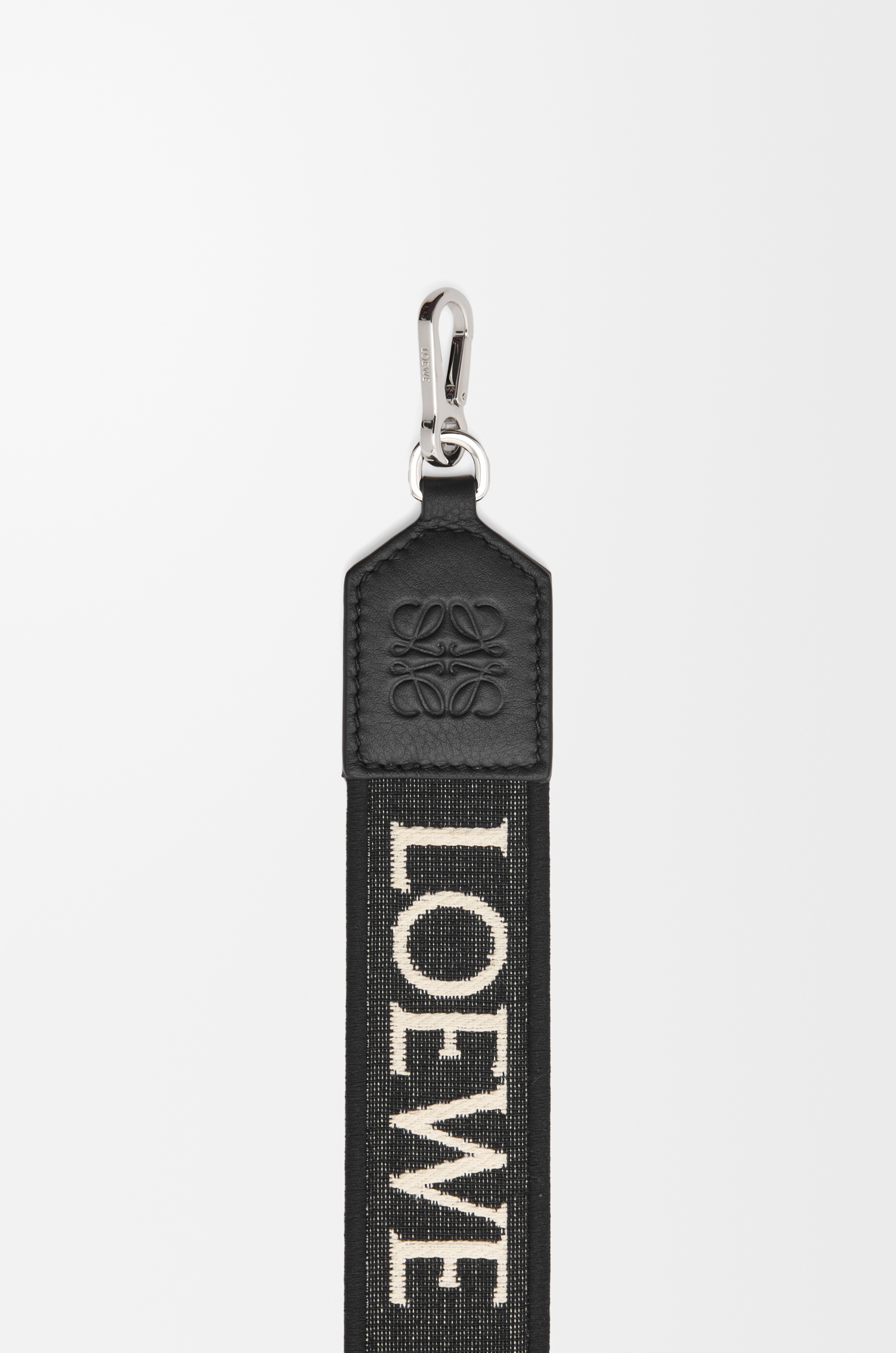 Anagram strap in jacquard and calfskin - 3