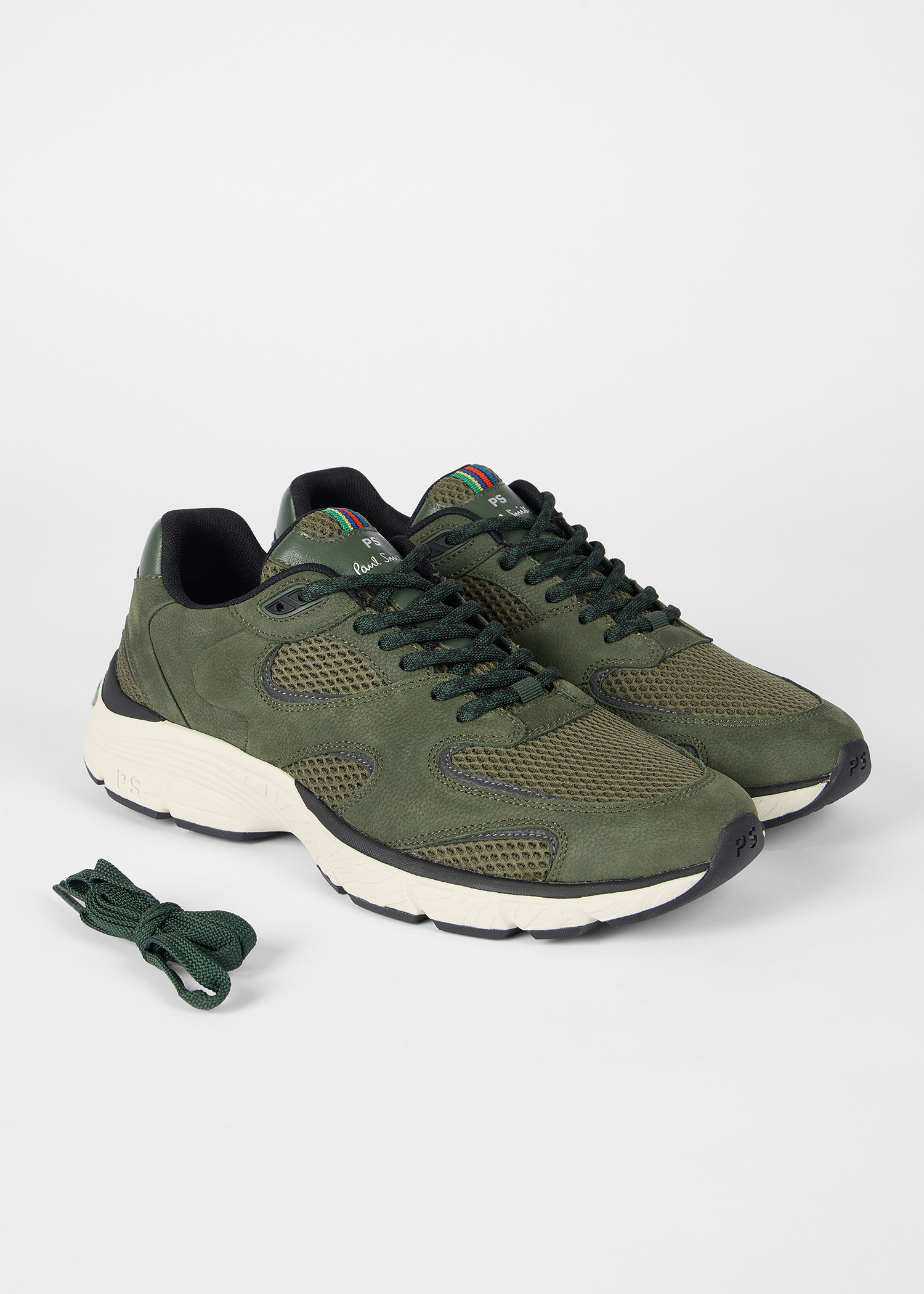 Khaki 'Shane' Trainers - 4